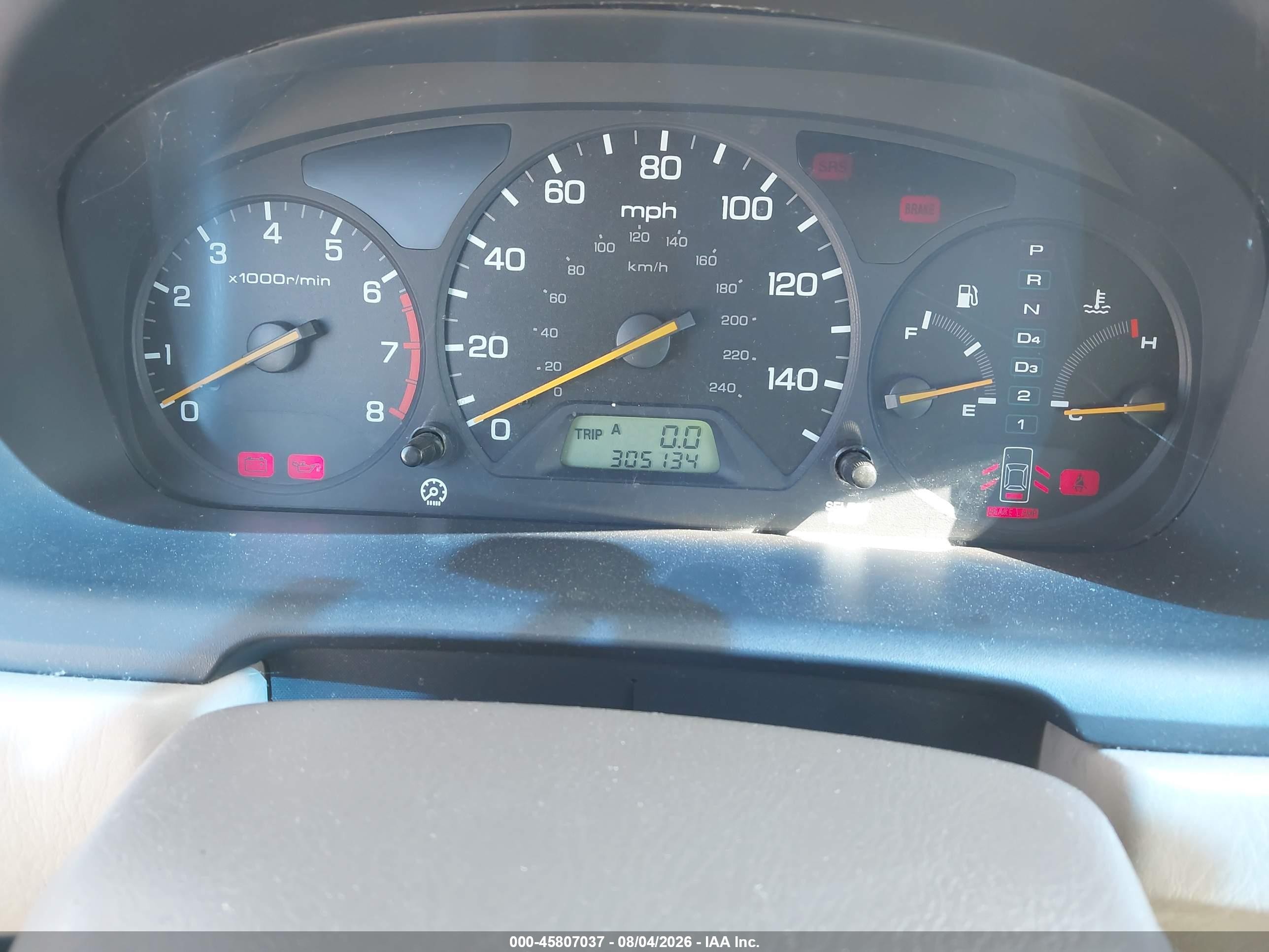 2001 Honda Accord 3.0 Ex White vin: 1HGCG16541A053525