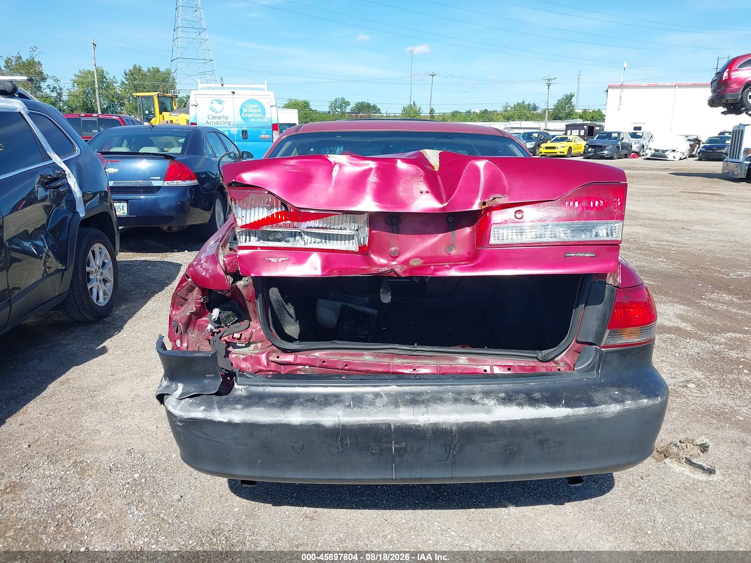 2001 Honda Accord 3.0 Ex Red vin: 1HGCG16541A059325