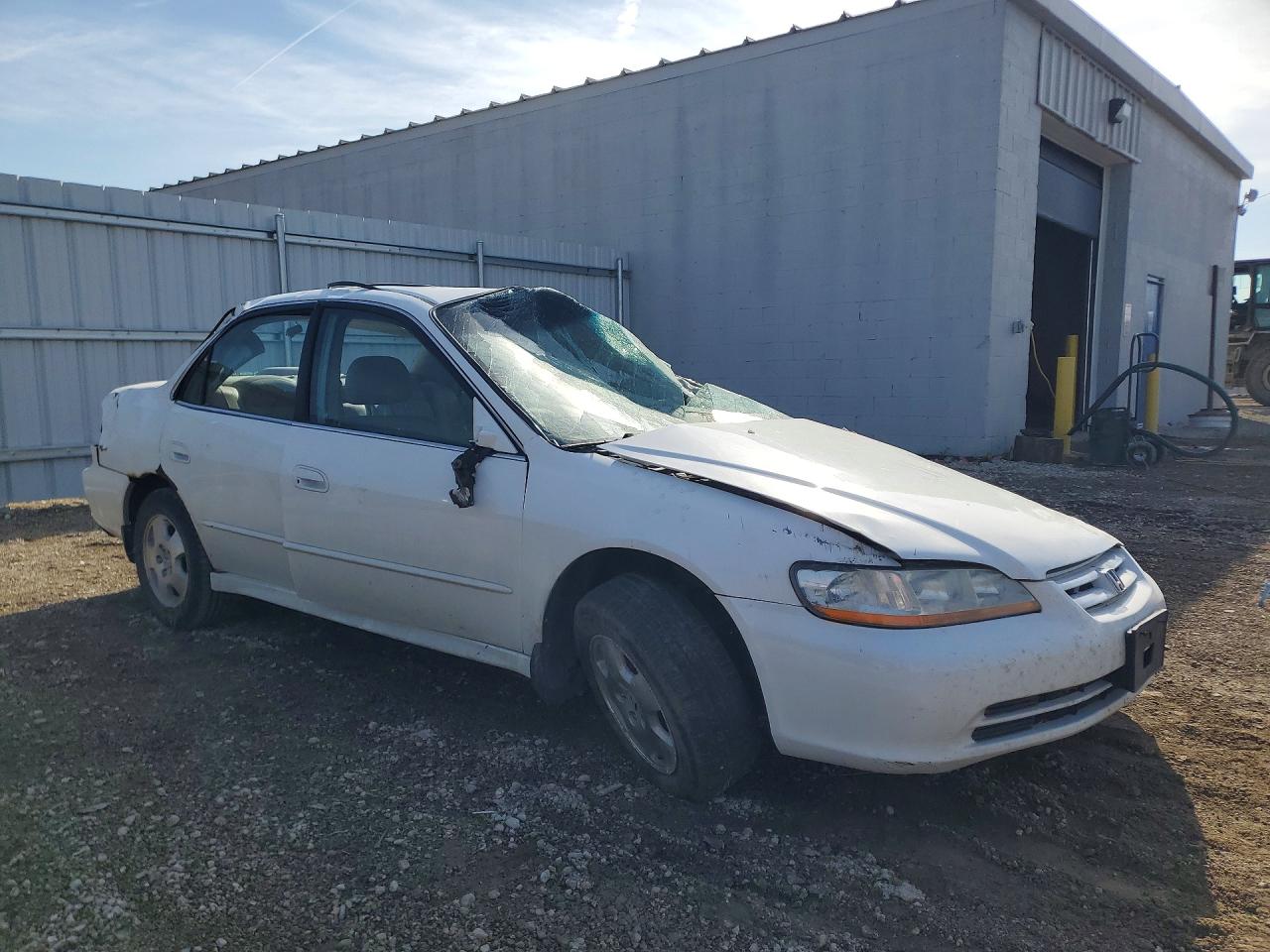 2002 Honda Accord Ex White vin: 1HGCG16542A032577