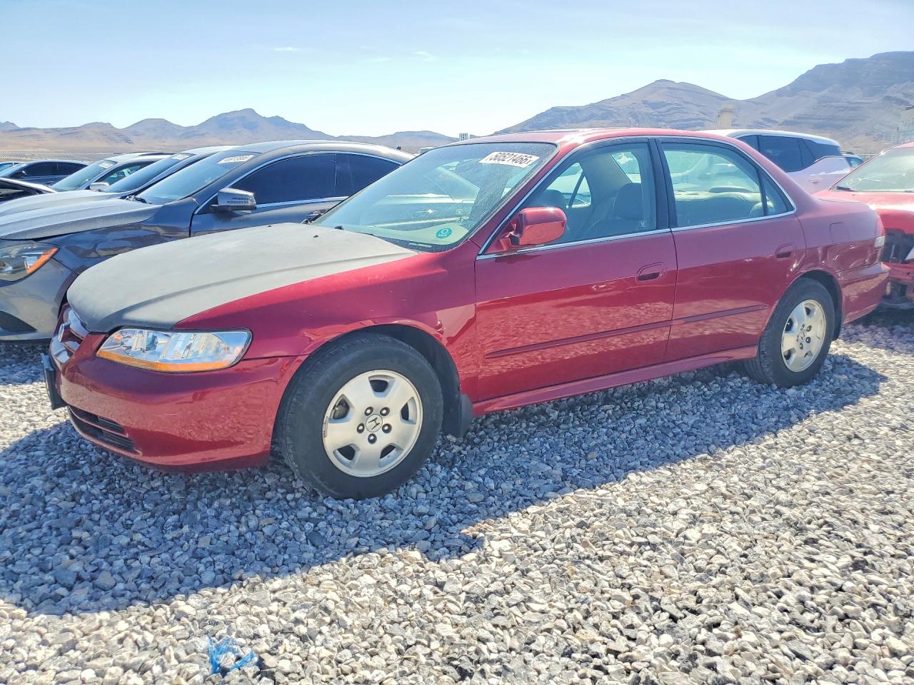 2002 Honda Accord Ex Red vin: 1HGCG16542A064851