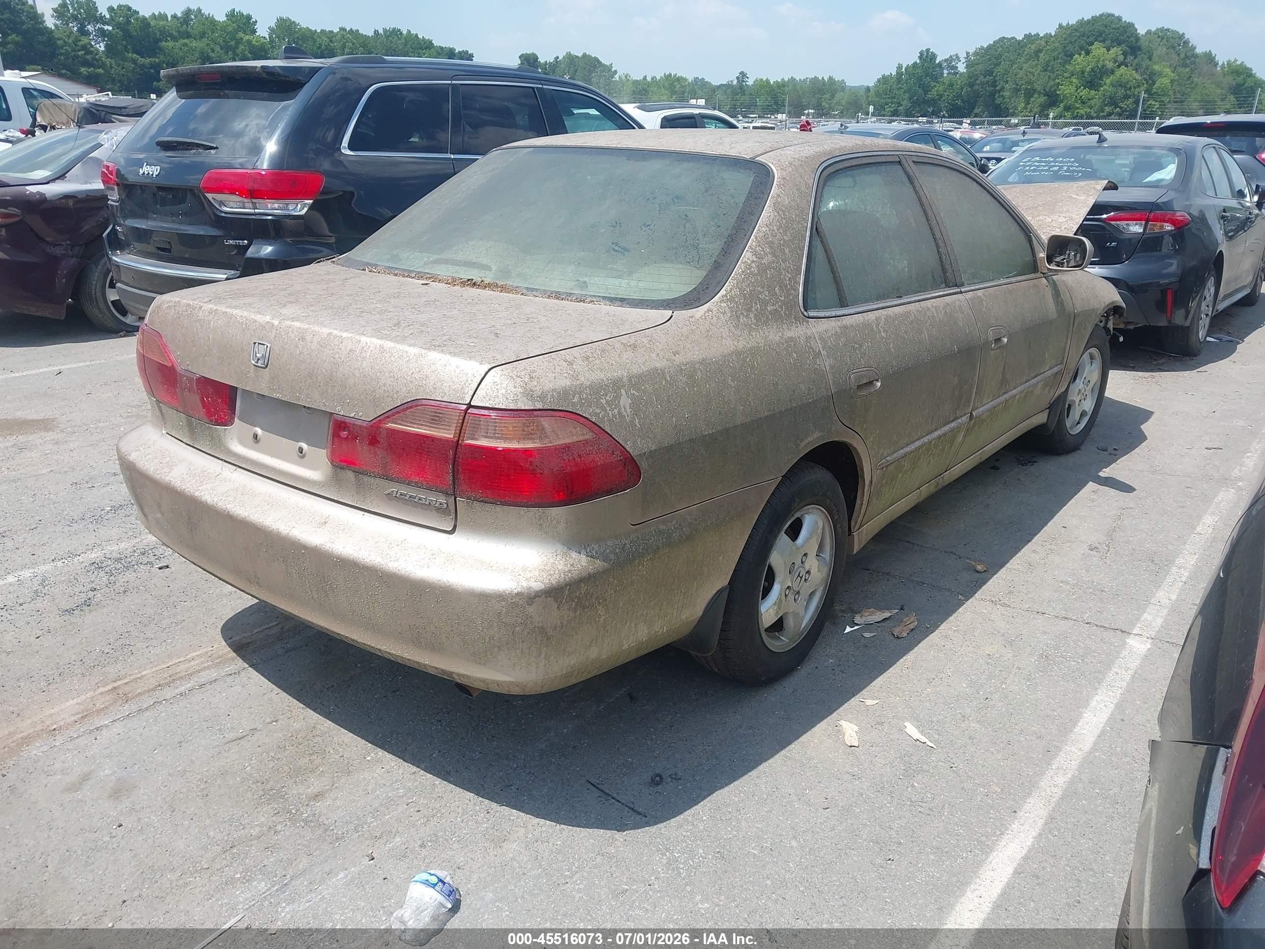 2000 Honda Accord 3.0 Ex Brown vin: 1HGCG1654YA002391