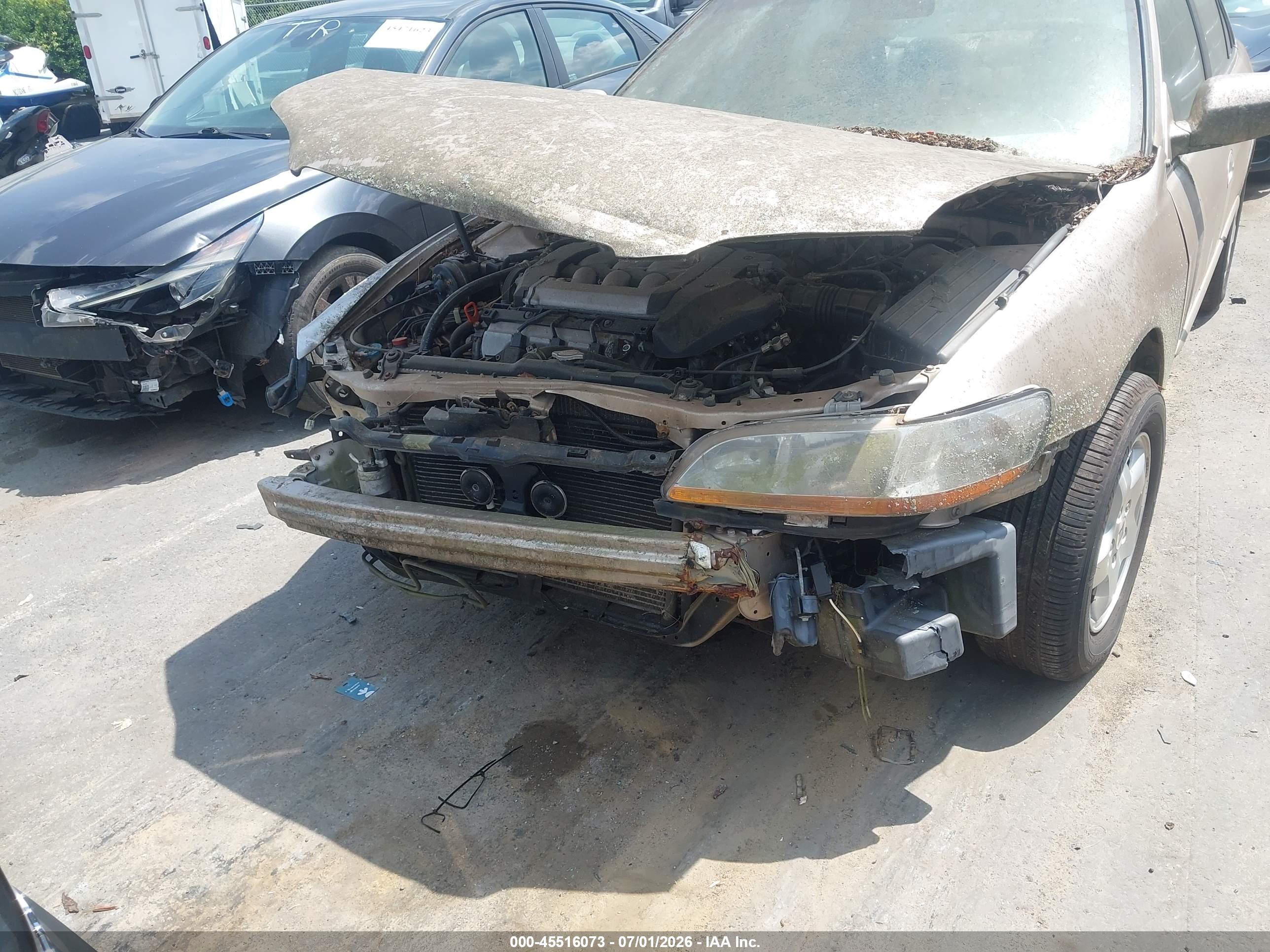 2000 Honda Accord 3.0 Ex Brown vin: 1HGCG1654YA002391