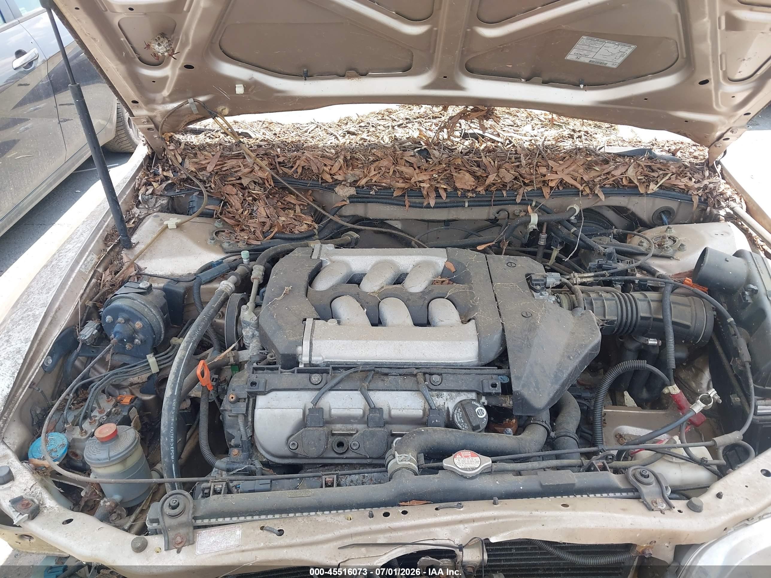 2000 Honda Accord 3.0 Ex Brown vin: 1HGCG1654YA002391