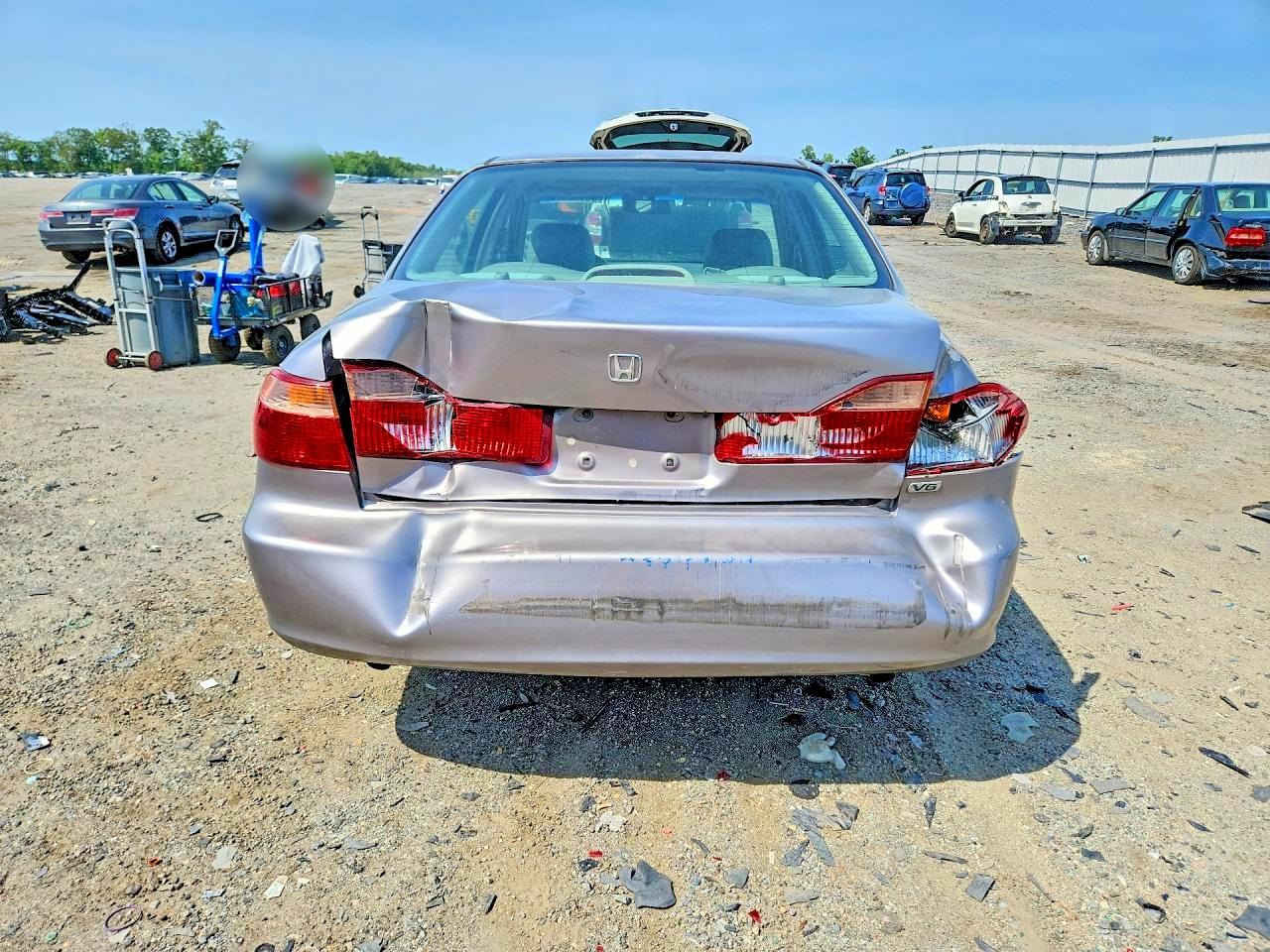 2000 Honda Accord Ex Silver vin: 1HGCG1654YA005727