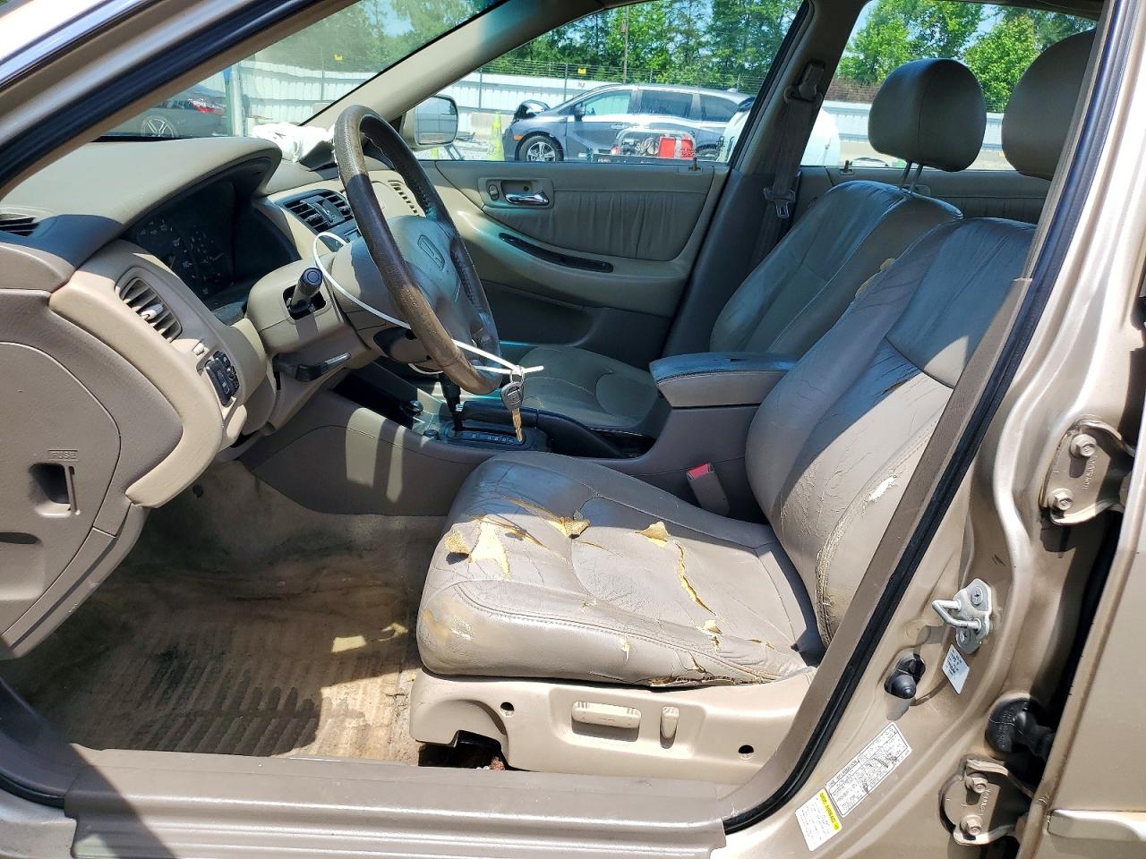 2000 Honda Accord Ex Tan vin: 1HGCG1654YA082842