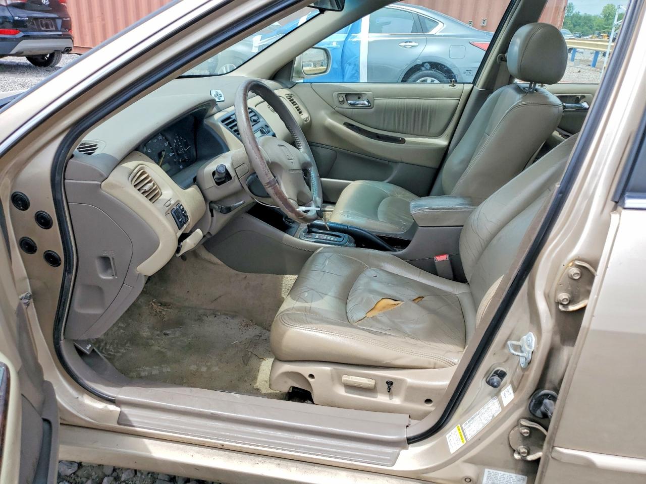 2000 Honda Accord Ex Beige vin: 1HGCG1654YA088334