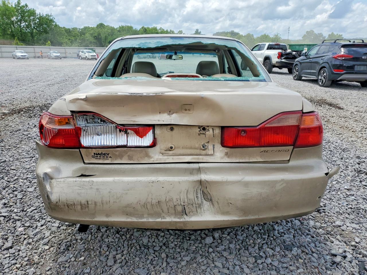 2000 Honda Accord Ex Beige vin: 1HGCG1654YA088334