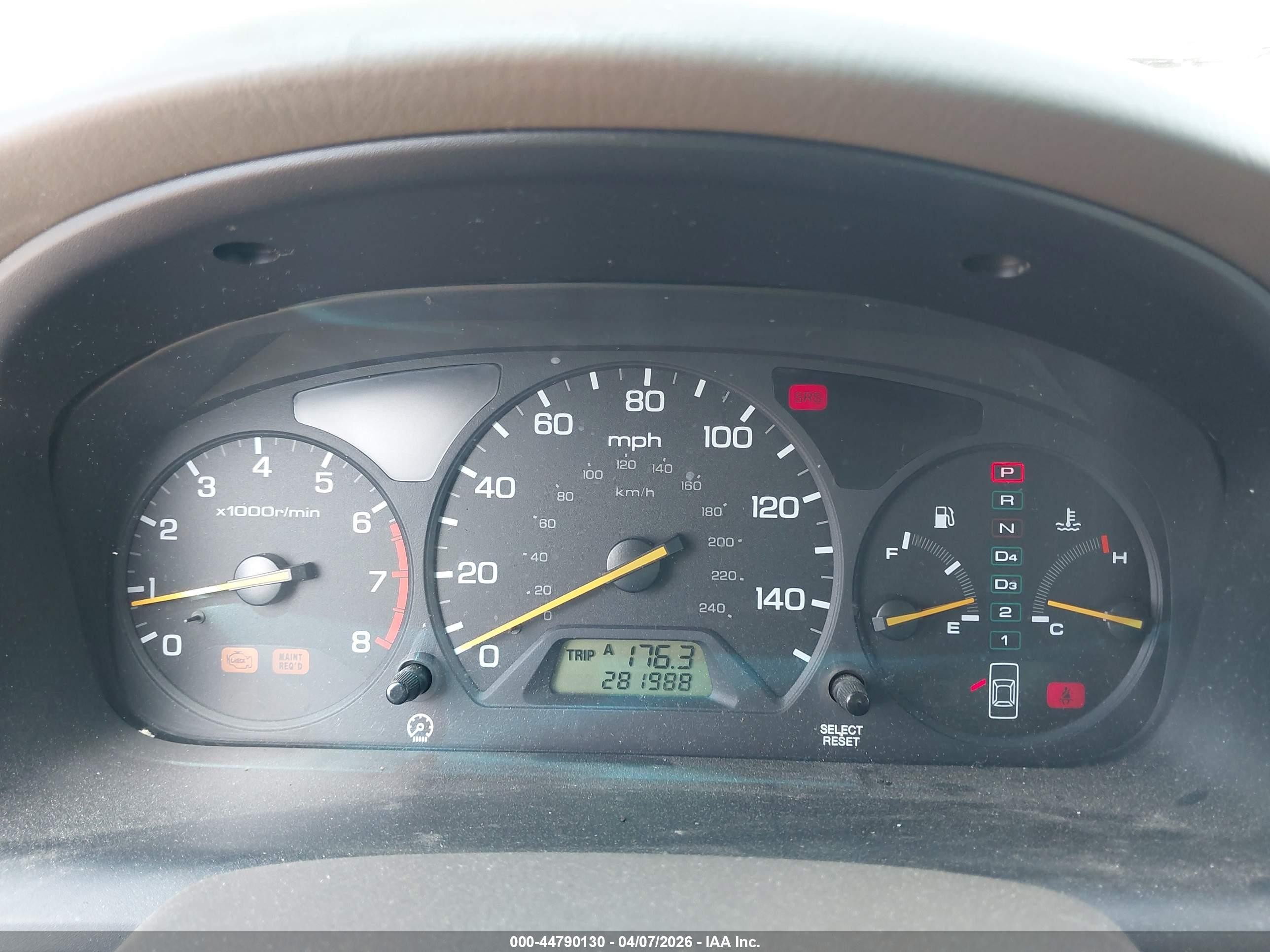 2000 Honda Accord 3.0 Ex Gold vin: 1HGCG1654YA090147
