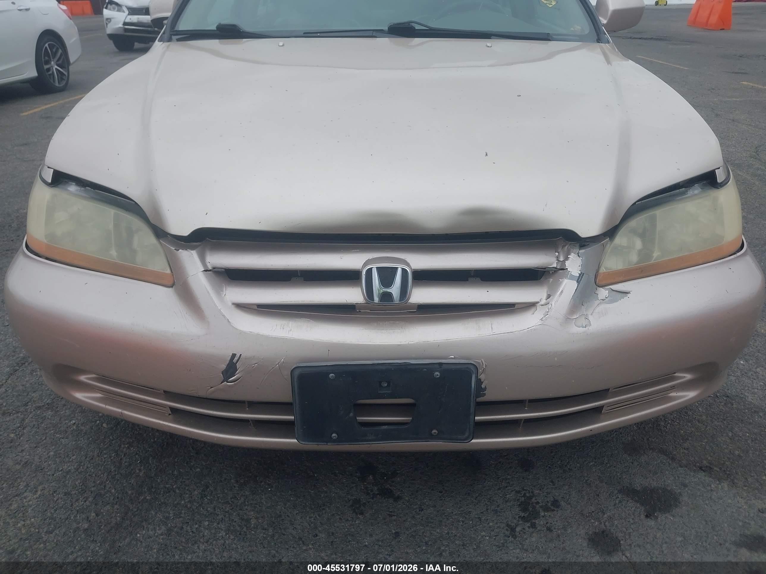 2001 Honda Accord 3.0 Ex Gold vin: 1HGCG16551A013843