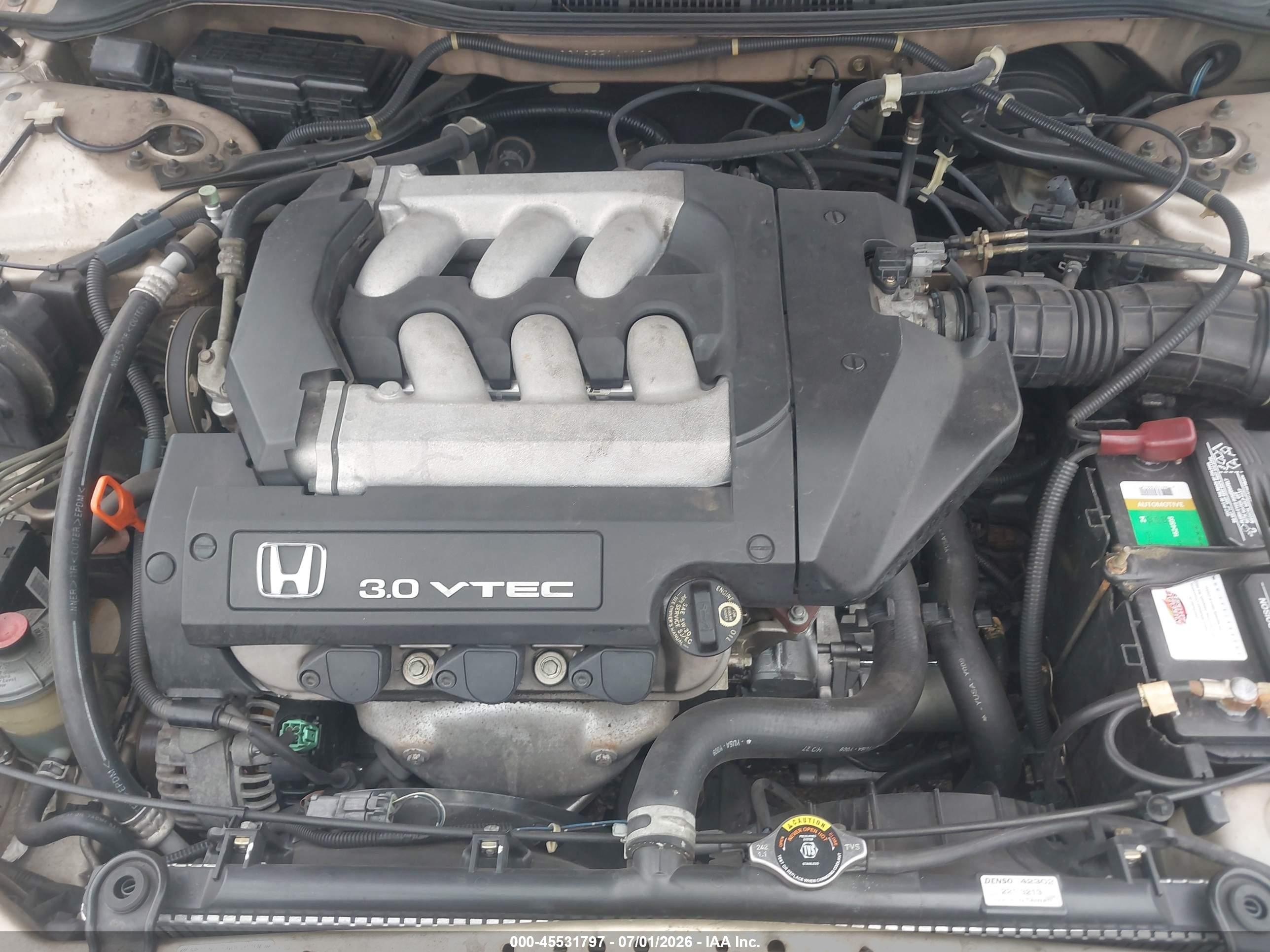 2001 Honda Accord 3.0 Ex Gold vin: 1HGCG16551A013843