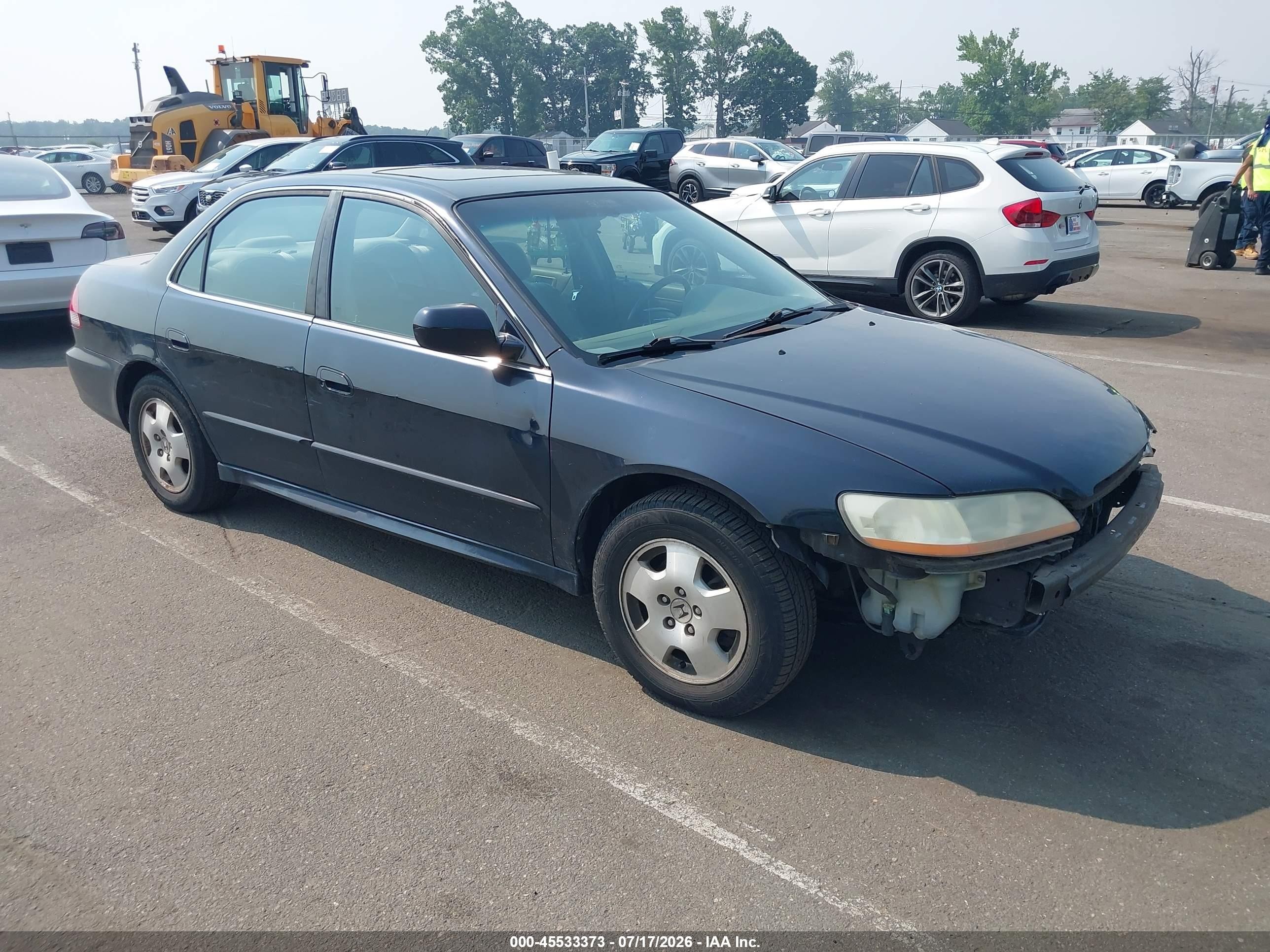 2001 Honda Accord 3.0 Ex Black vin: 1HGCG16551A028052