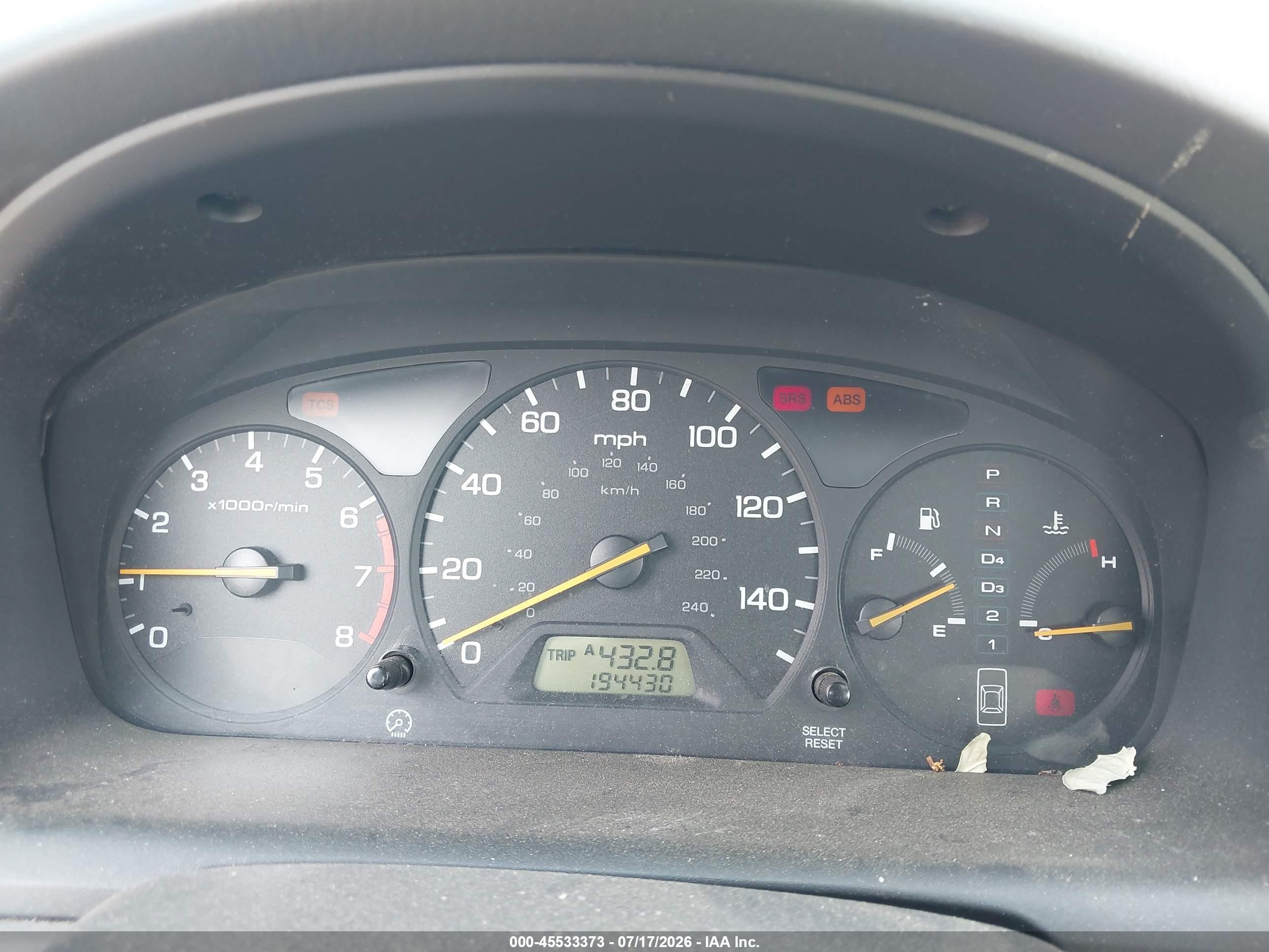 2001 Honda Accord 3.0 Ex Black vin: 1HGCG16551A028052