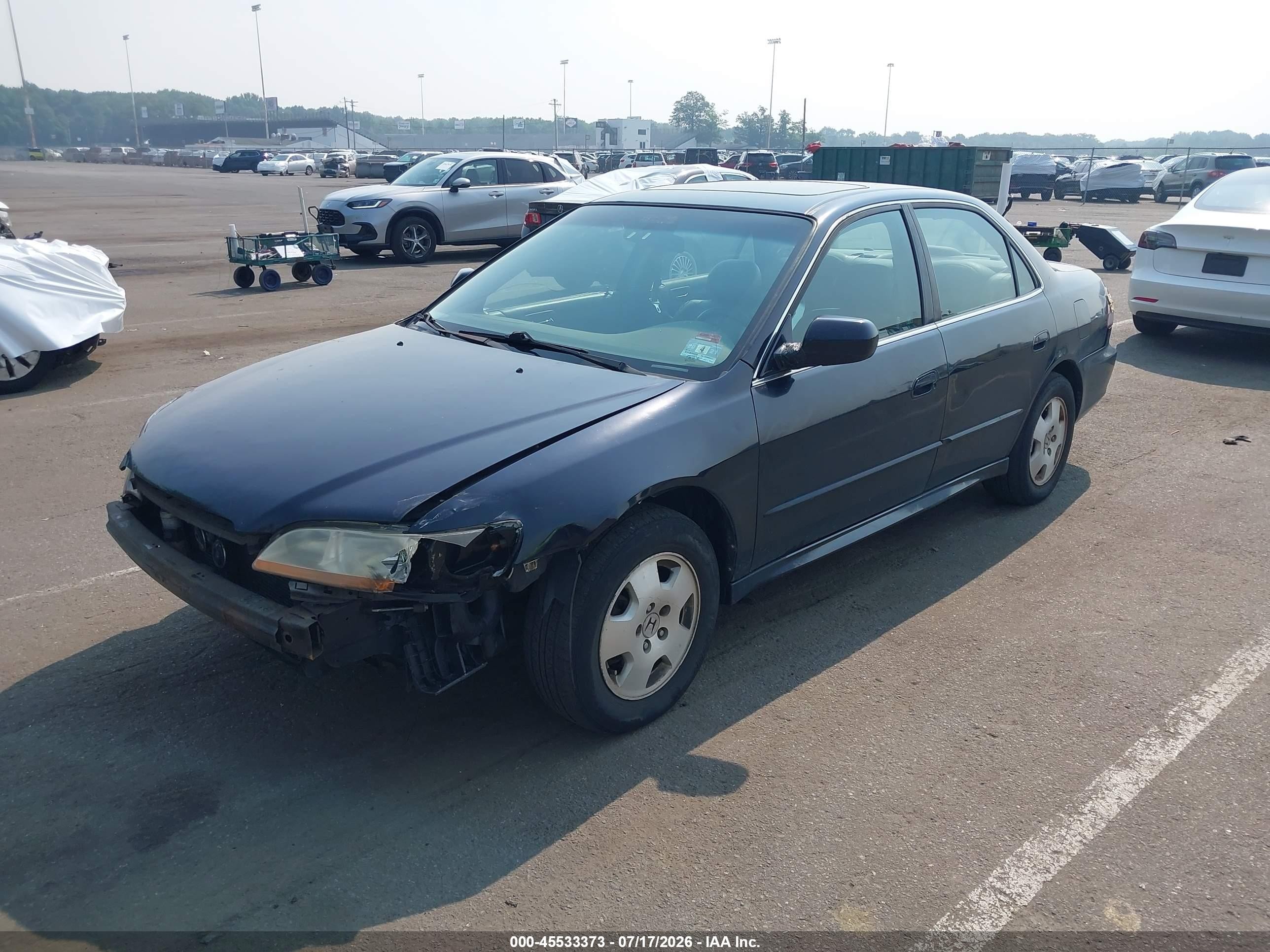 2001 Honda Accord 3.0 Ex Black vin: 1HGCG16551A028052