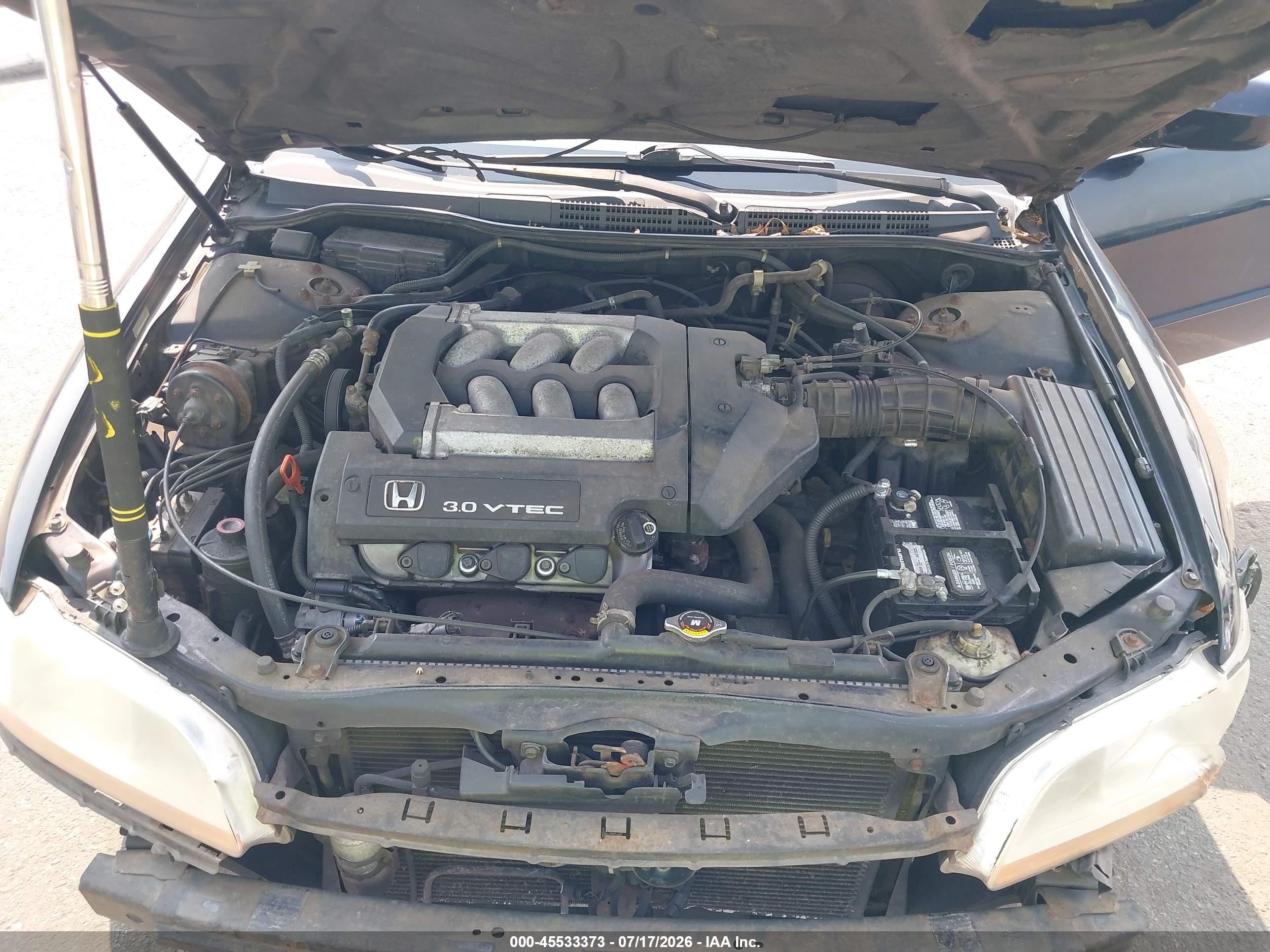 2001 Honda Accord 3.0 Ex Black vin: 1HGCG16551A028052