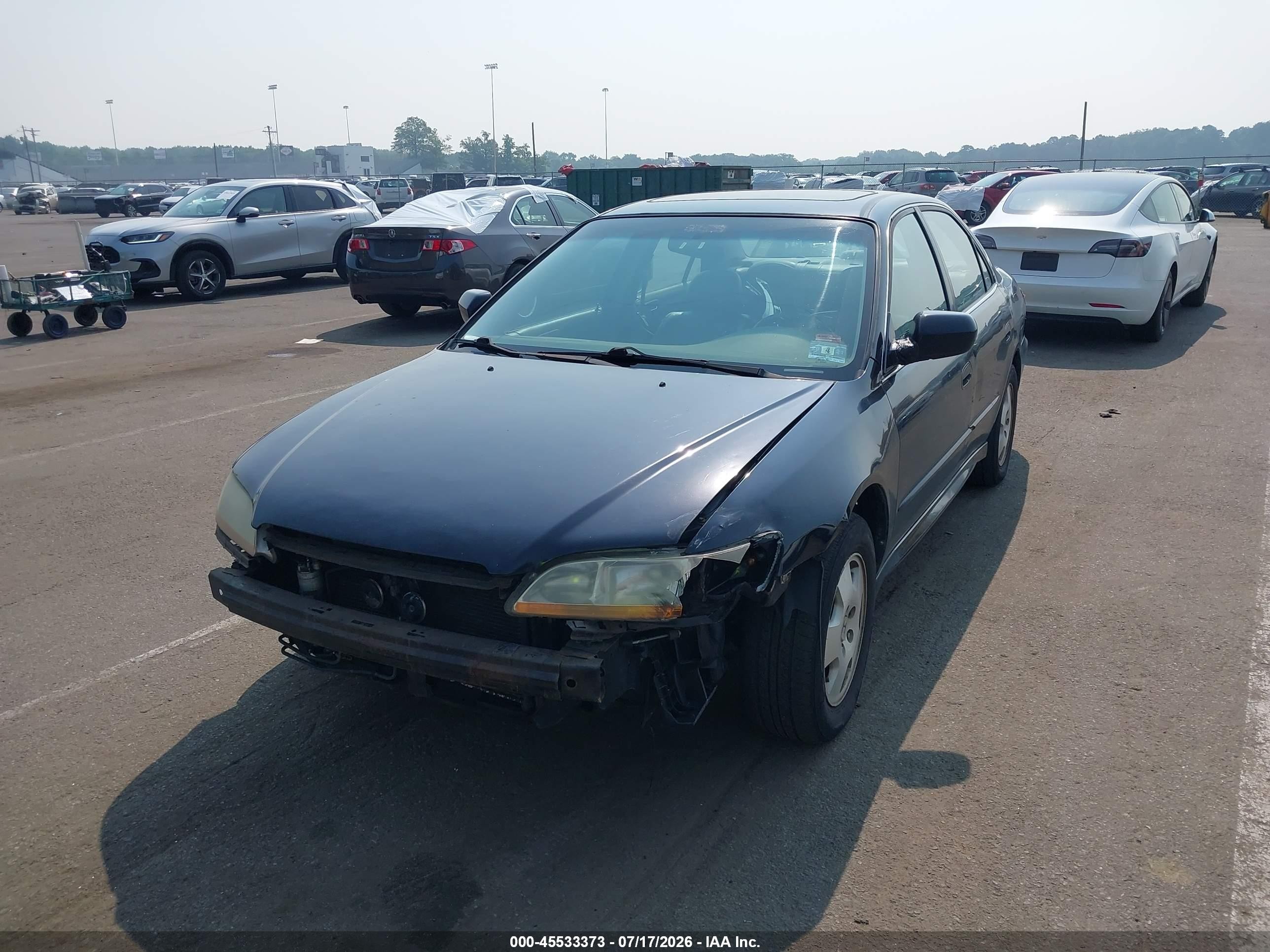 2001 Honda Accord 3.0 Ex Black vin: 1HGCG16551A028052