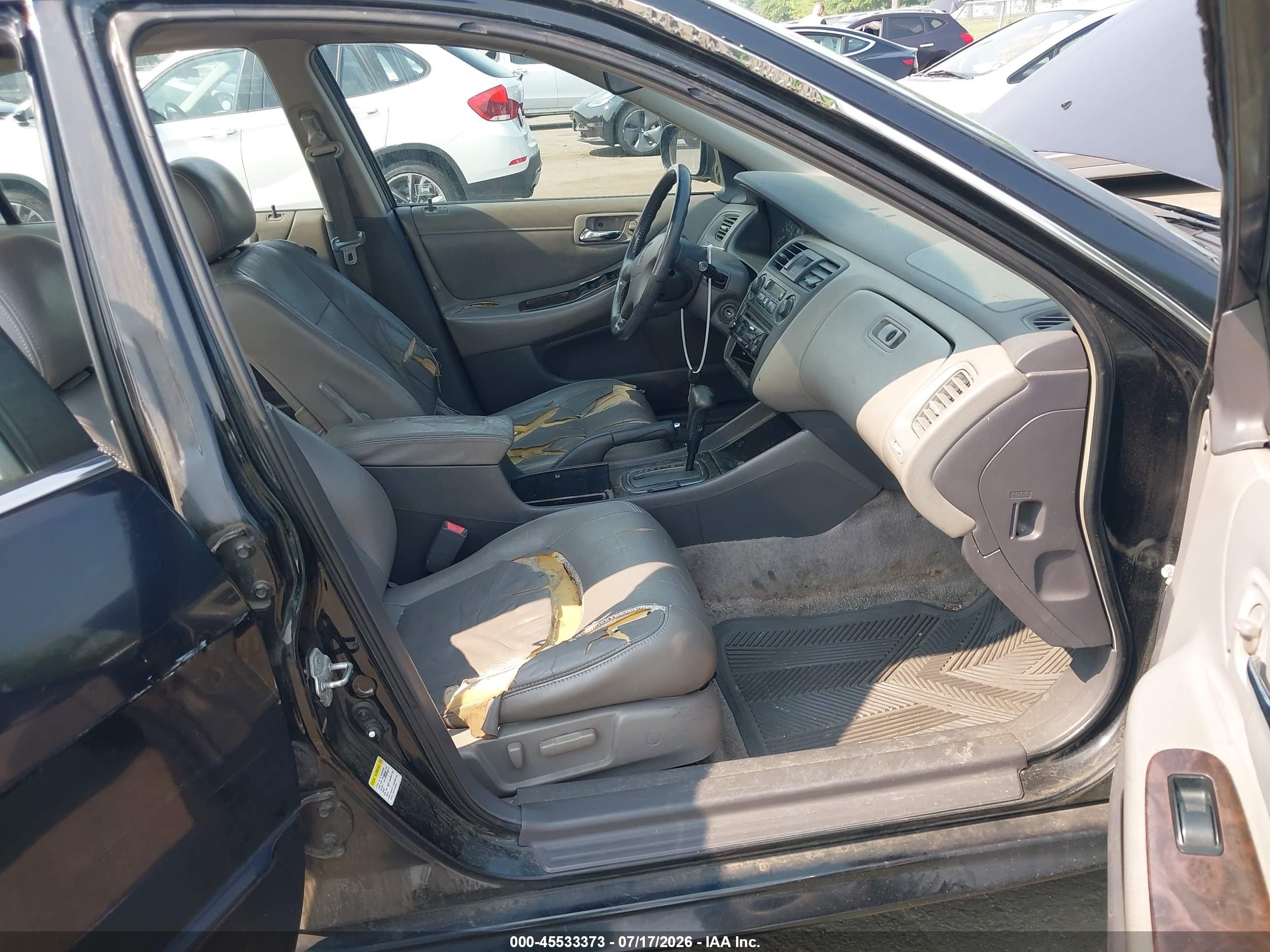 2001 Honda Accord 3.0 Ex Black vin: 1HGCG16551A028052