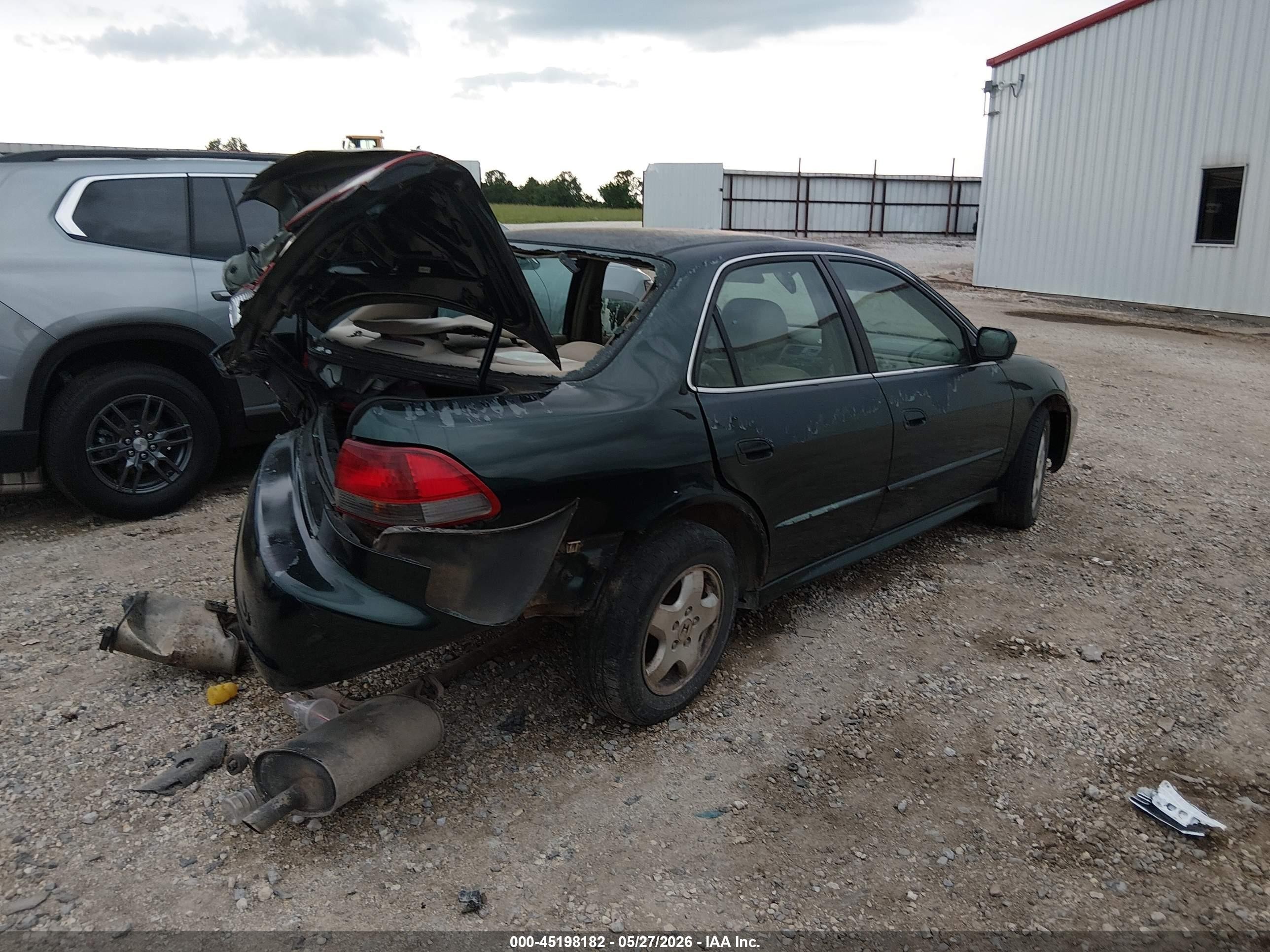 2001 Honda Accord 3.0 Ex Green vin: 1HGCG16551A040539