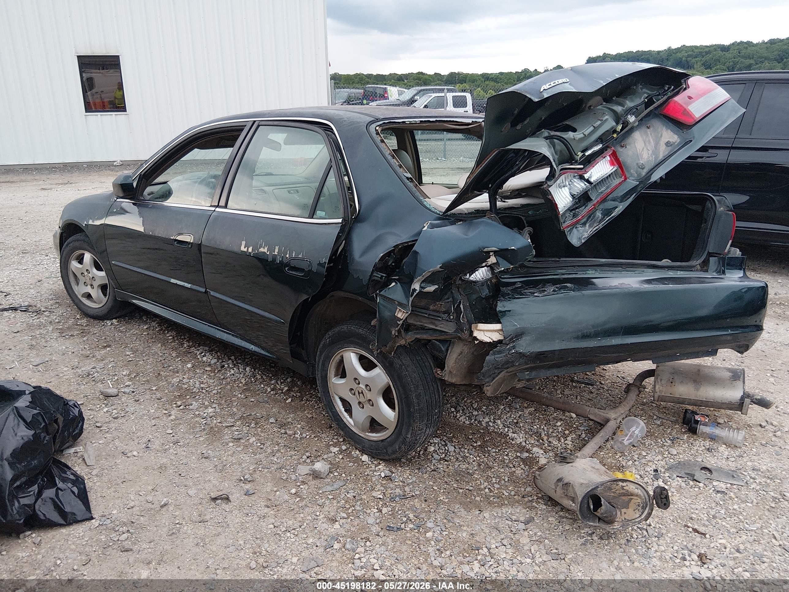 2001 Honda Accord 3.0 Ex Green vin: 1HGCG16551A040539