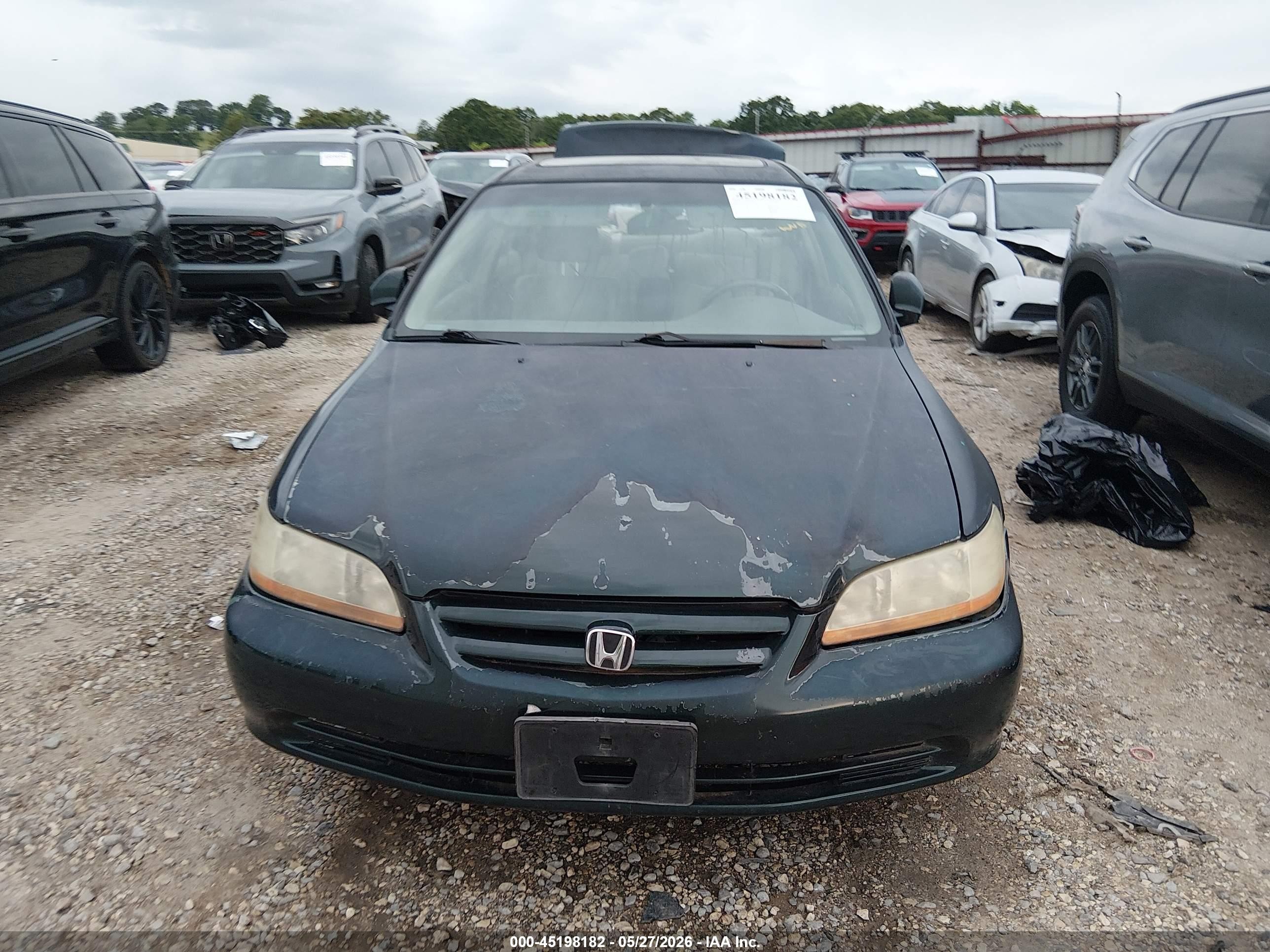 2001 Honda Accord 3.0 Ex Green vin: 1HGCG16551A040539