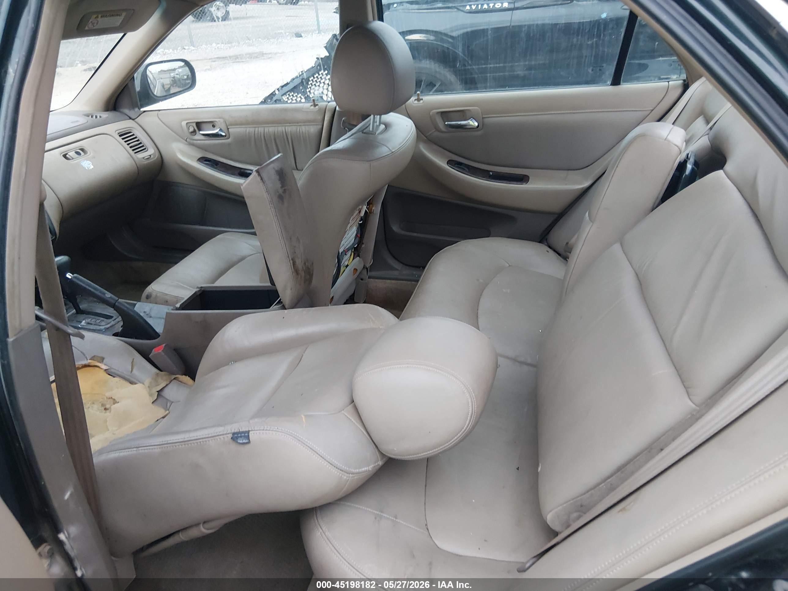 2001 Honda Accord 3.0 Ex Green vin: 1HGCG16551A040539