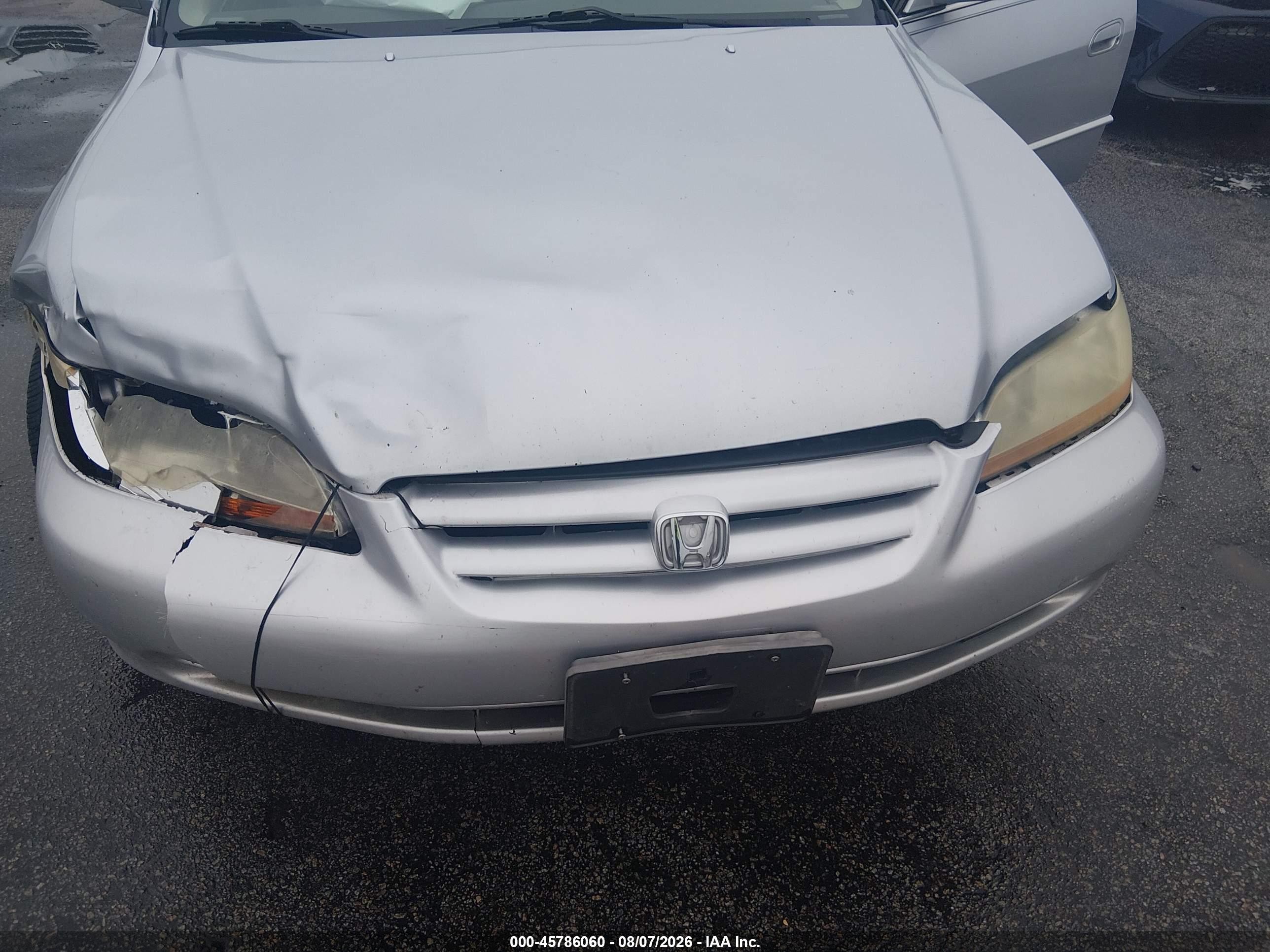 2002 Honda Accord 3.0 Ex Gray vin: 1HGCG16552A020244