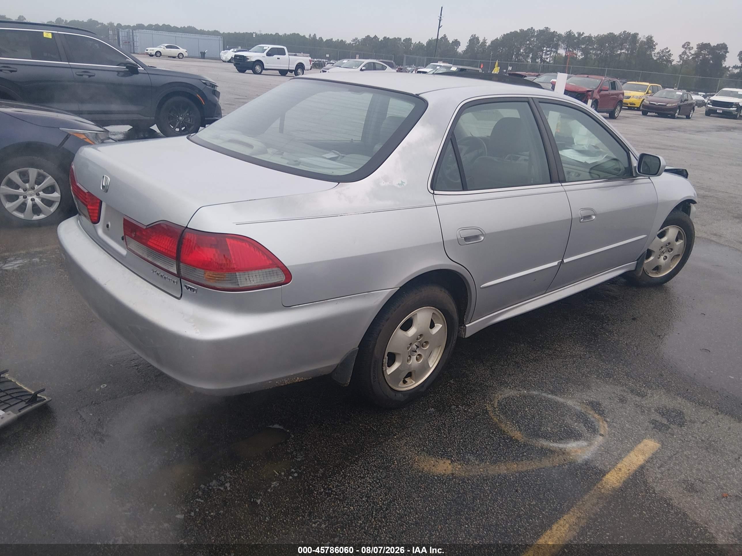 2002 Honda Accord 3.0 Ex Gray vin: 1HGCG16552A020244