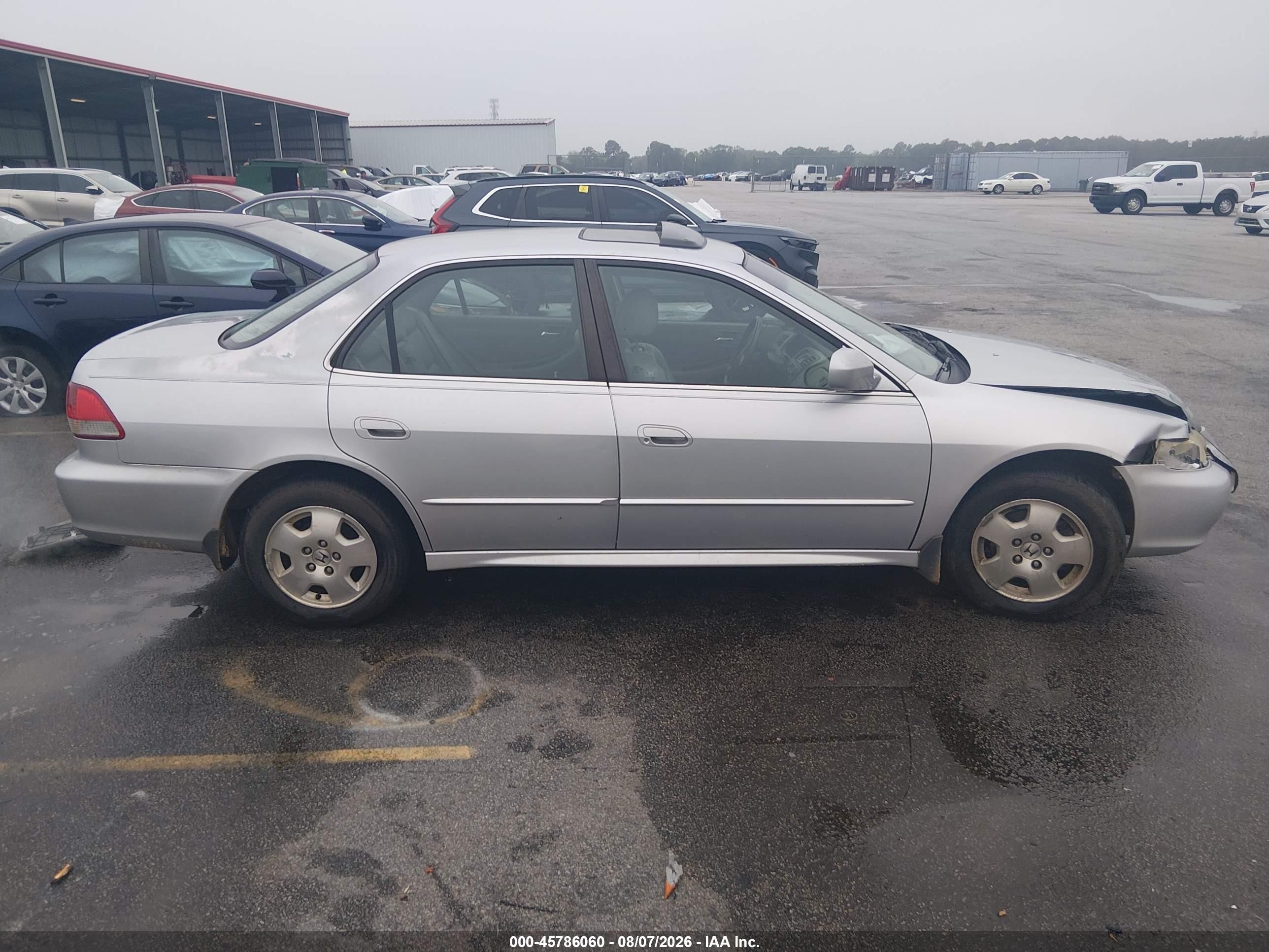 2002 Honda Accord 3.0 Ex Gray vin: 1HGCG16552A020244