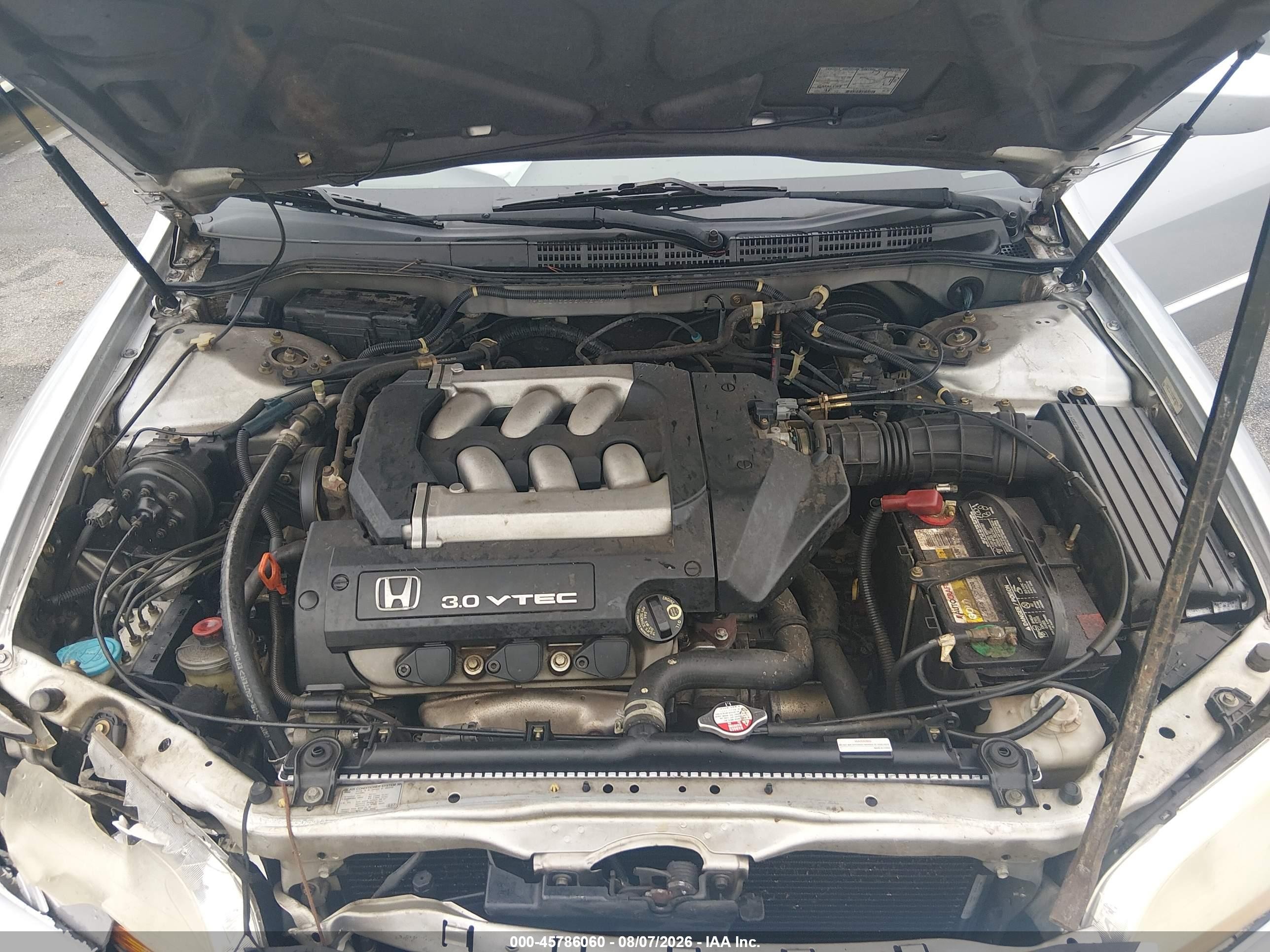 2002 Honda Accord 3.0 Ex Gray vin: 1HGCG16552A020244