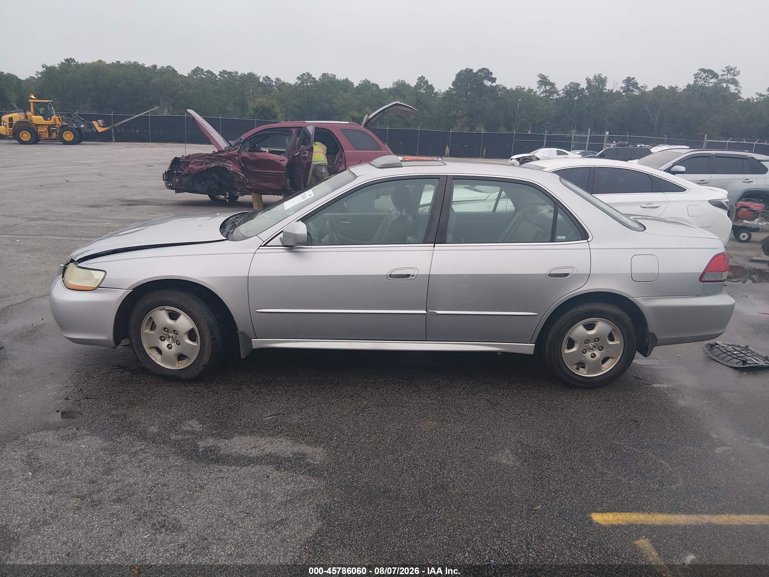 2002 Honda Accord 3.0 Ex Gray vin: 1HGCG16552A020244
