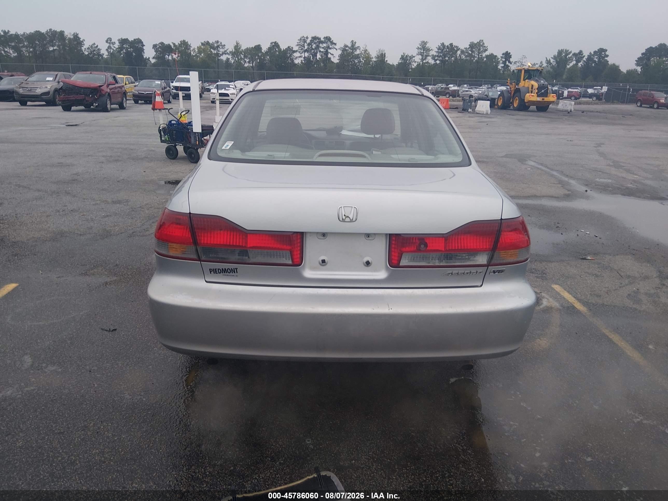 2002 Honda Accord 3.0 Ex Gray vin: 1HGCG16552A020244