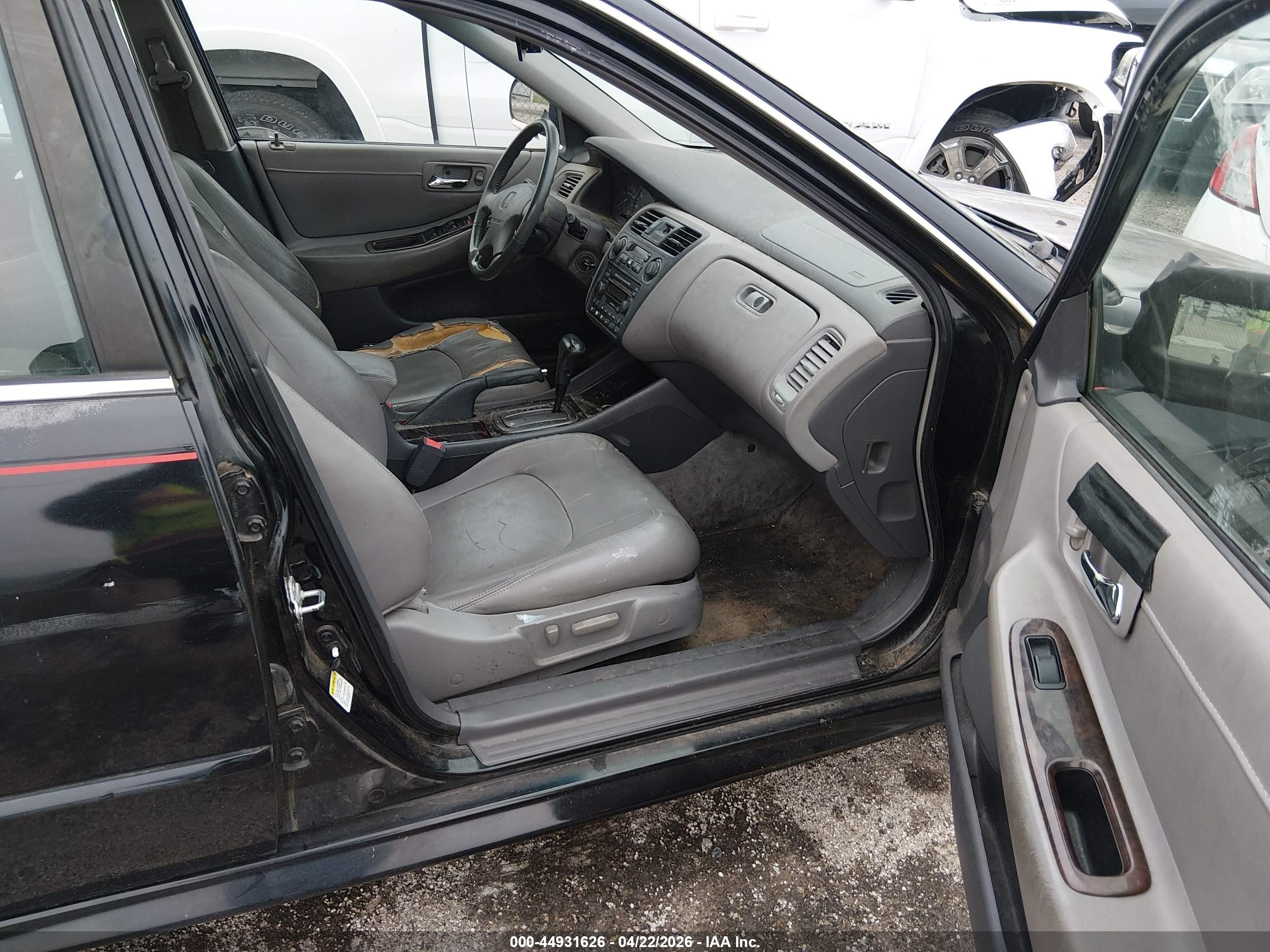 2002 Honda Accord 3.0 Ex Black vin: 1HGCG16552A036184