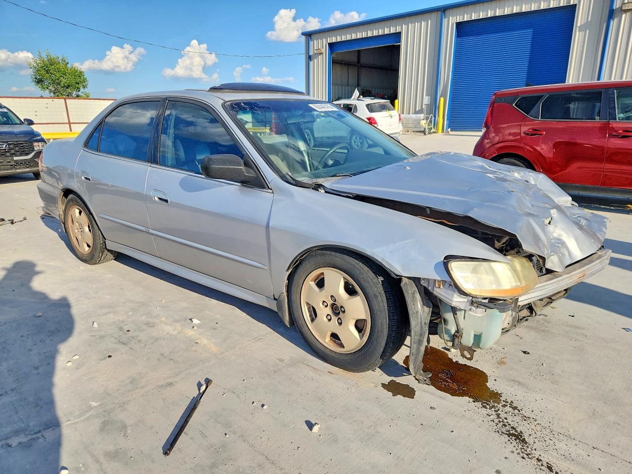 2002 Honda Accord Ex Silver vin: 1HGCG16552A055768