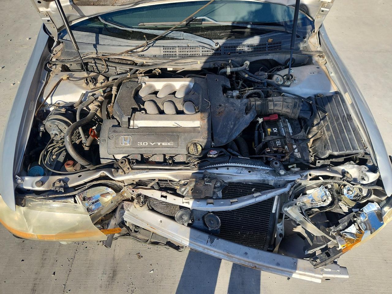 2002 Honda Accord Ex Silver vin: 1HGCG16552A055768