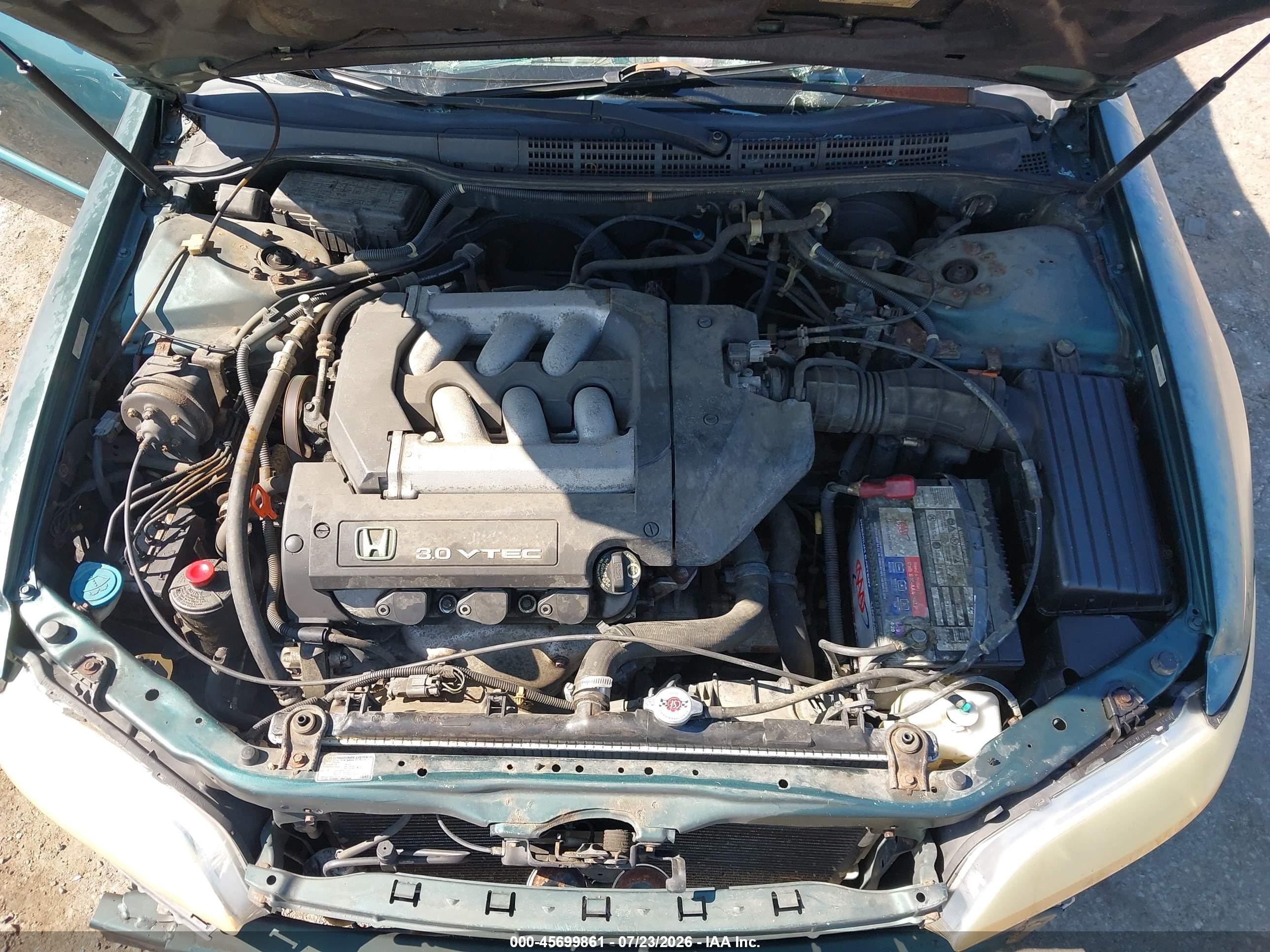 2002 Honda Accord 3.0 Ex Green vin: 1HGCG16552A057827