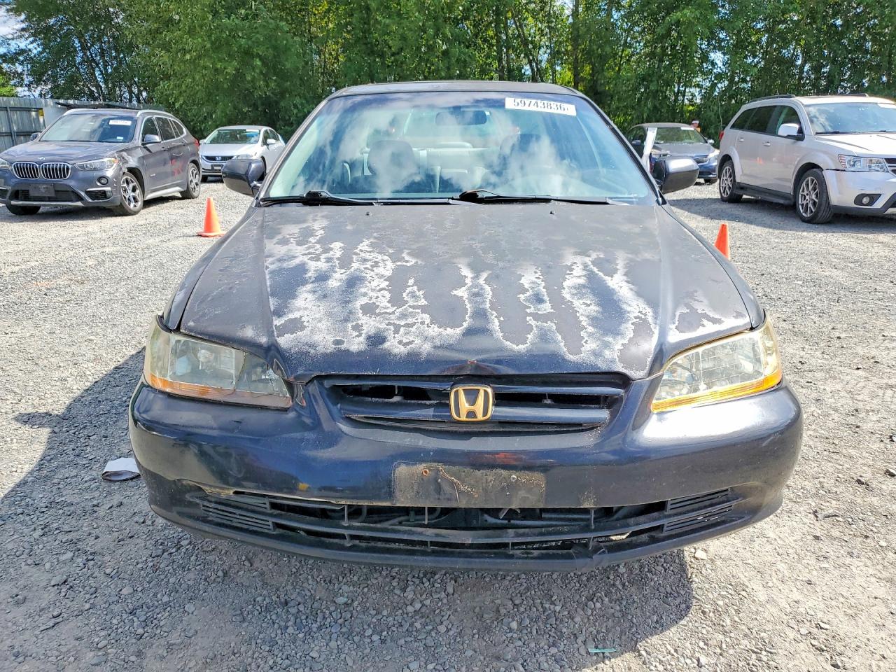 2002 Honda Accord Ex Черный vin: 1HGCG16552A064132