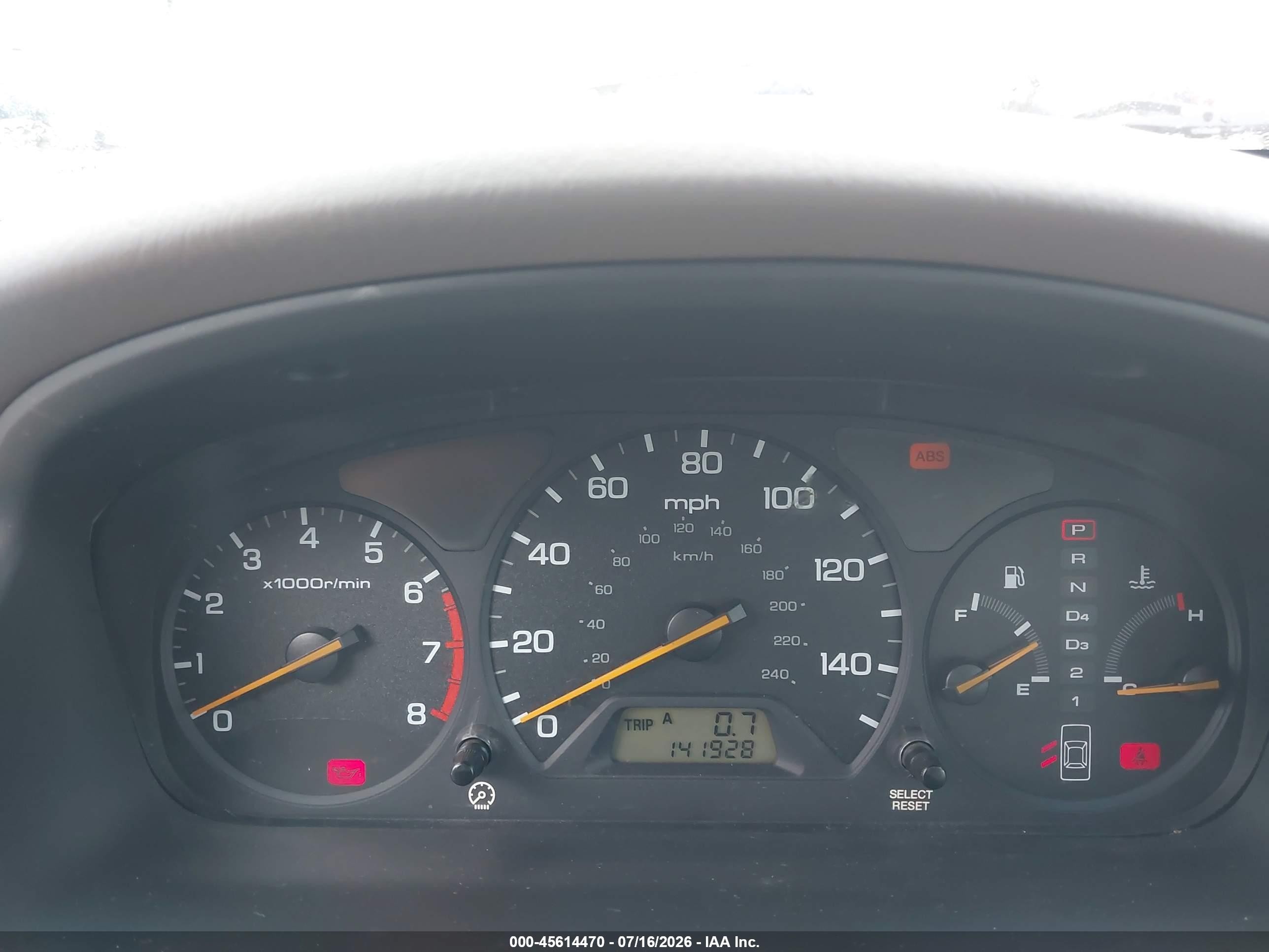 1998 Honda Accord Ex V6 Silver vin: 1HGCG1655WA062936