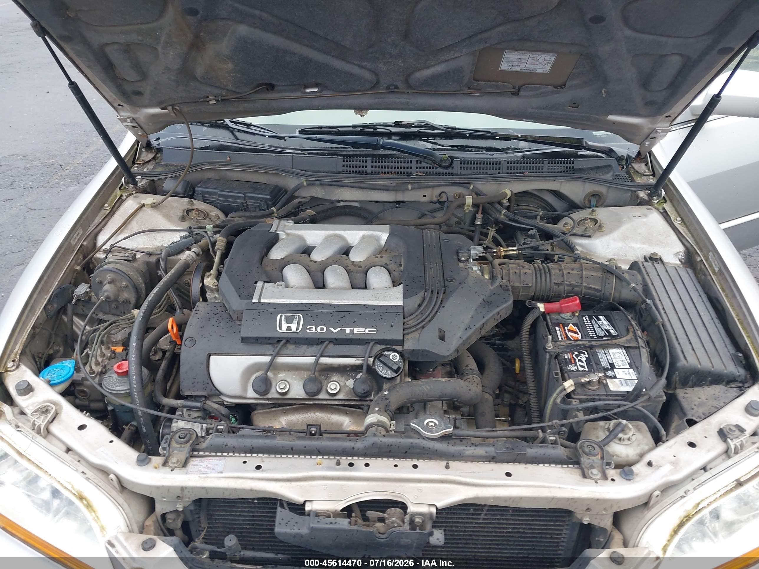 1998 Honda Accord Ex V6 Silver vin: 1HGCG1655WA062936