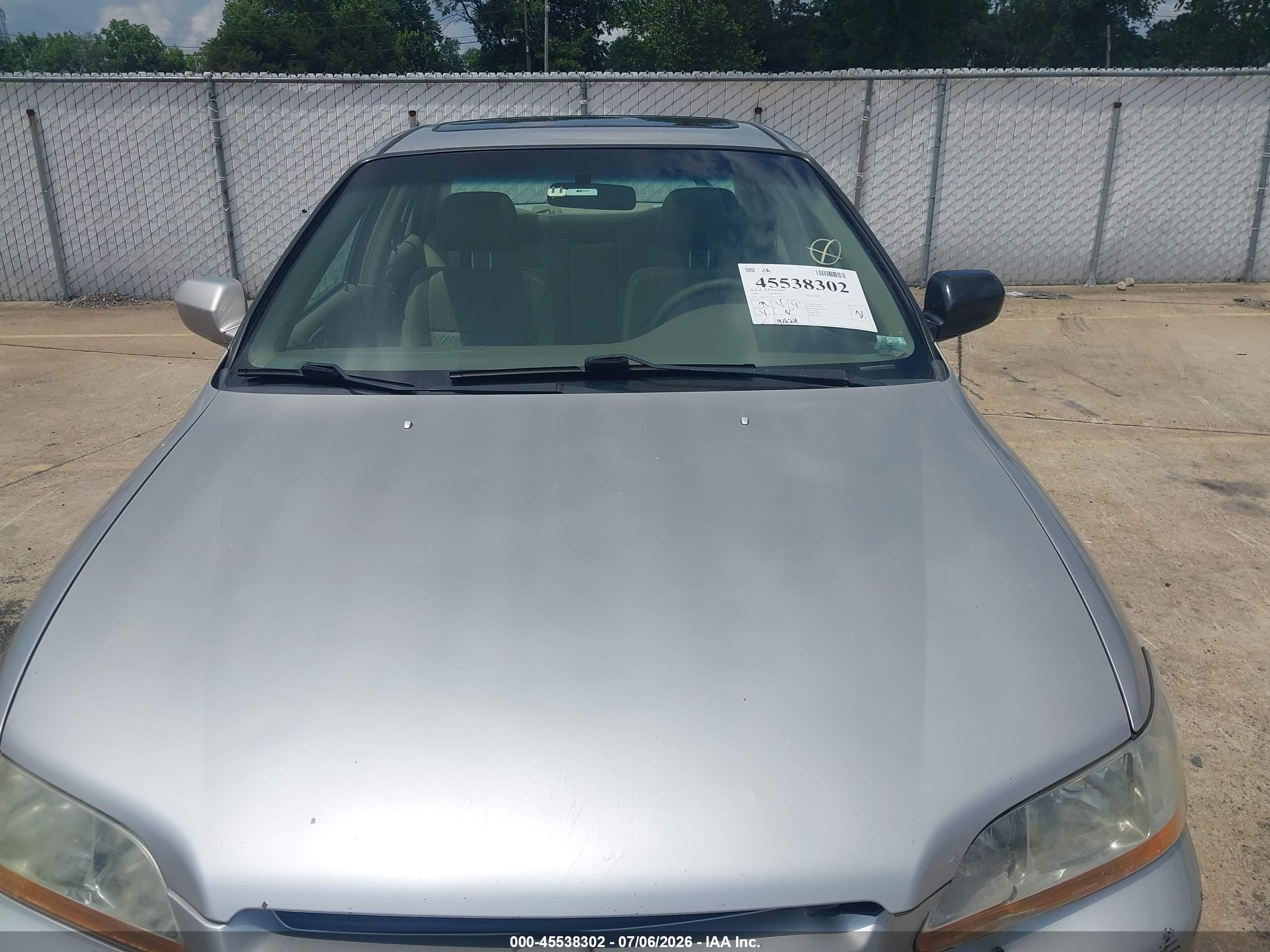1999 Honda Accord Ex V6 Серебряный vin: 1HGCG1655XA051291