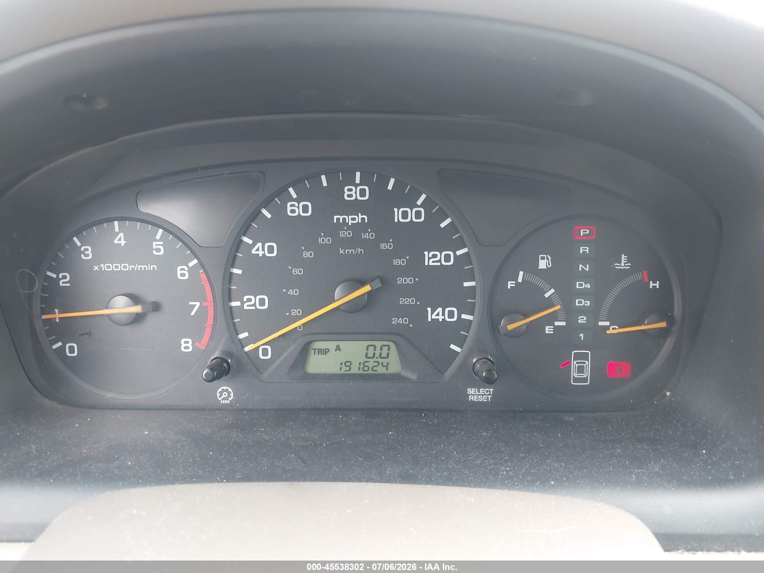 1999 Honda Accord Ex V6 Серебряный vin: 1HGCG1655XA051291