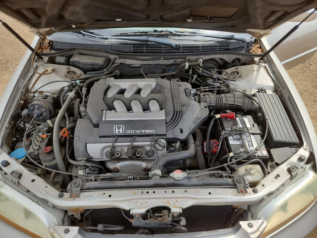 1999 Honda Accord Ex Silver vin: 1HGCG1655XA800025