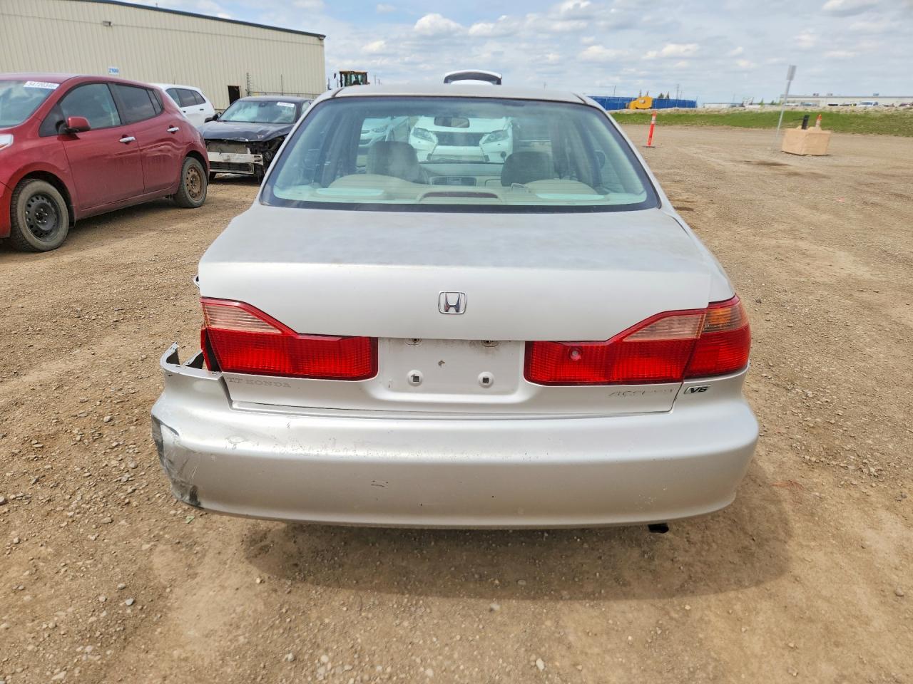 1999 Honda Accord Ex Silver vin: 1HGCG1655XA800025