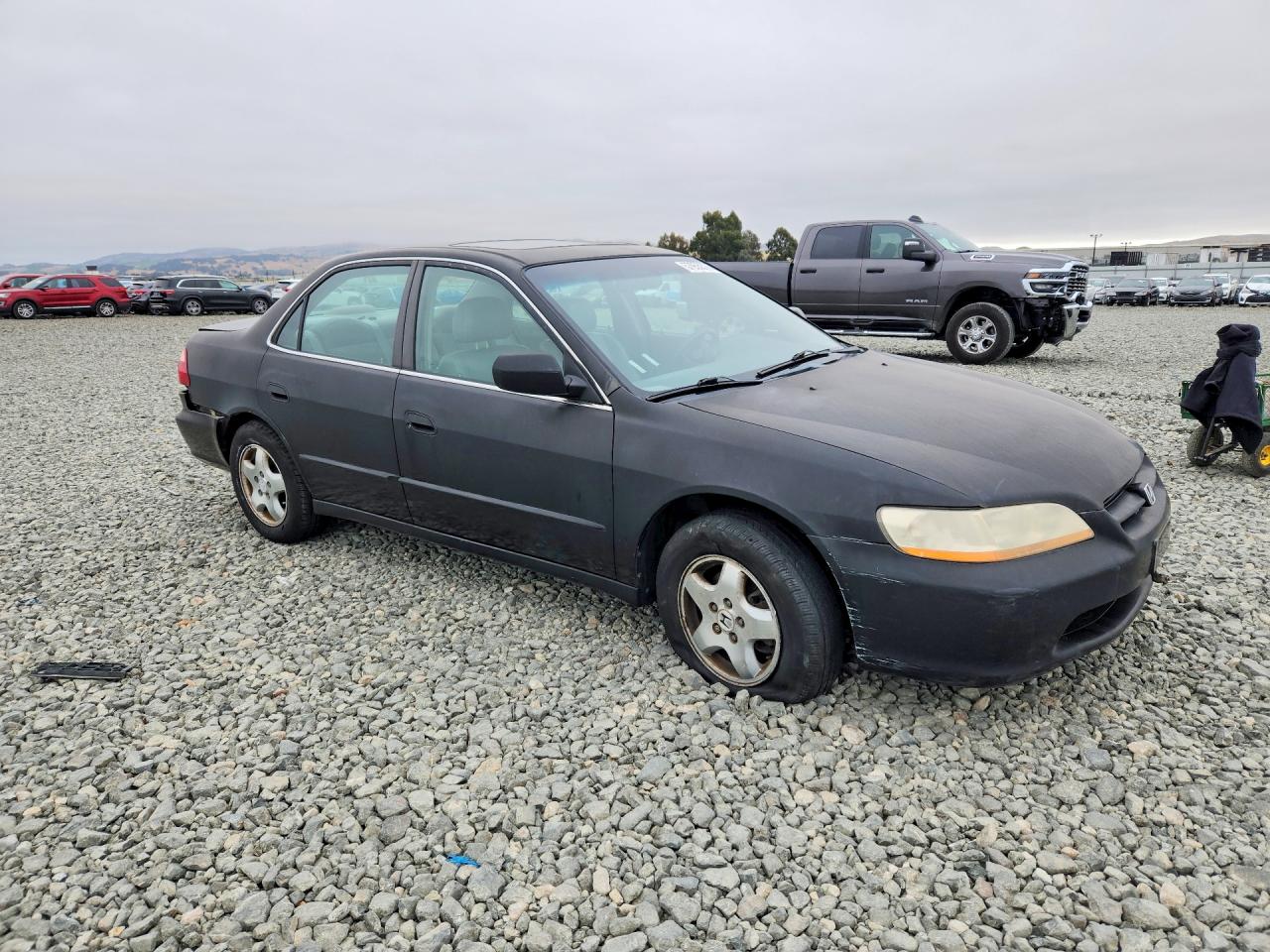 2000 Honda Accord Ex Black vin: 1HGCG1655YA086527