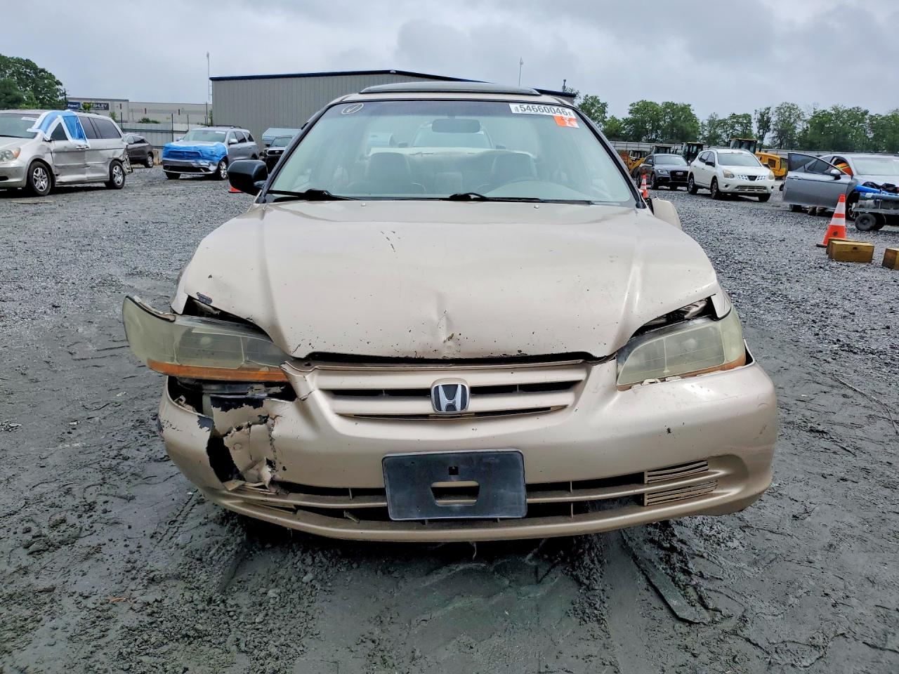 2001 Honda Accord Ex Beige vin: 1HGCG16561A018999