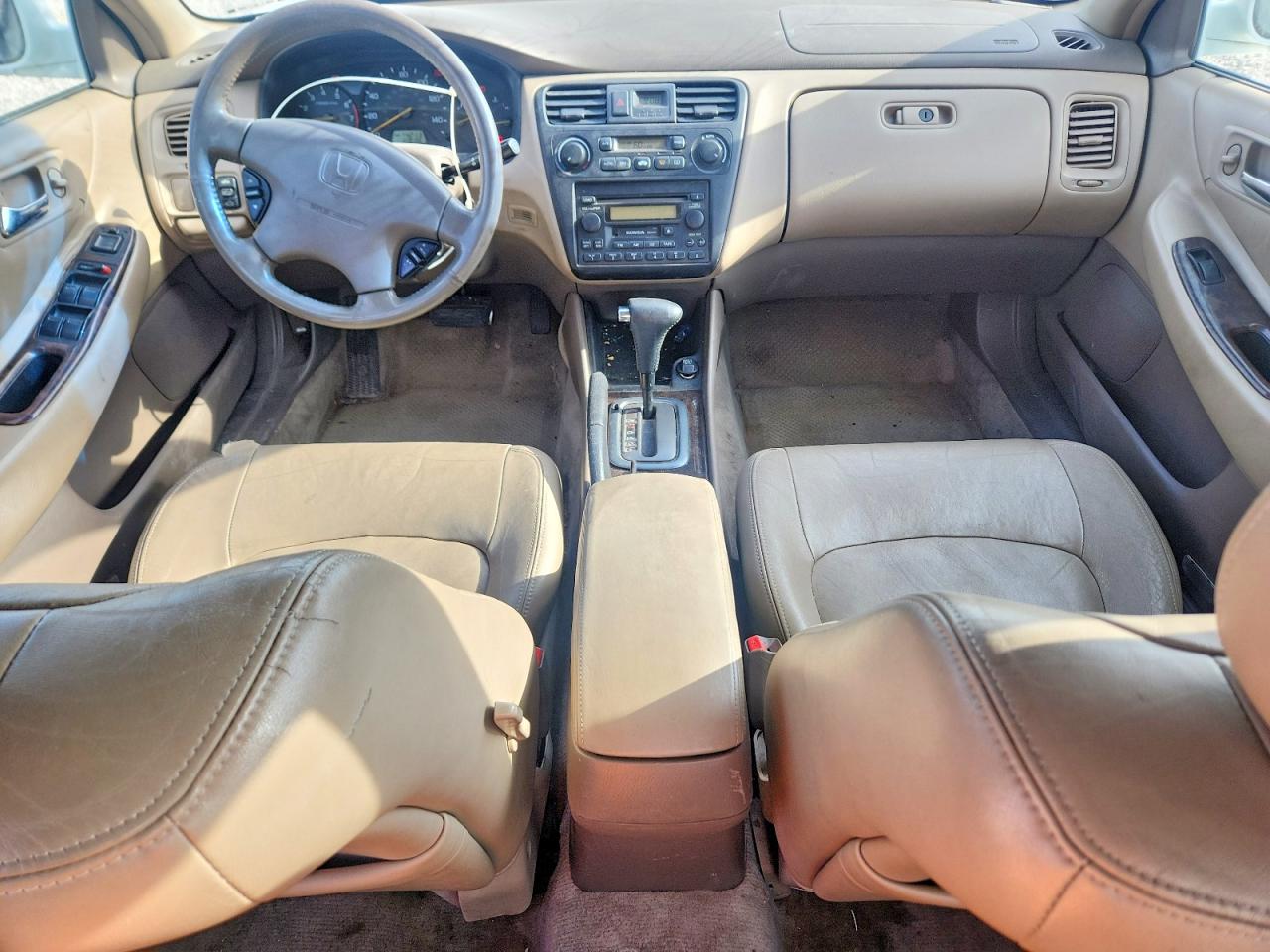 2002 Honda Accord Ex White vin: 1HGCG16562A012279