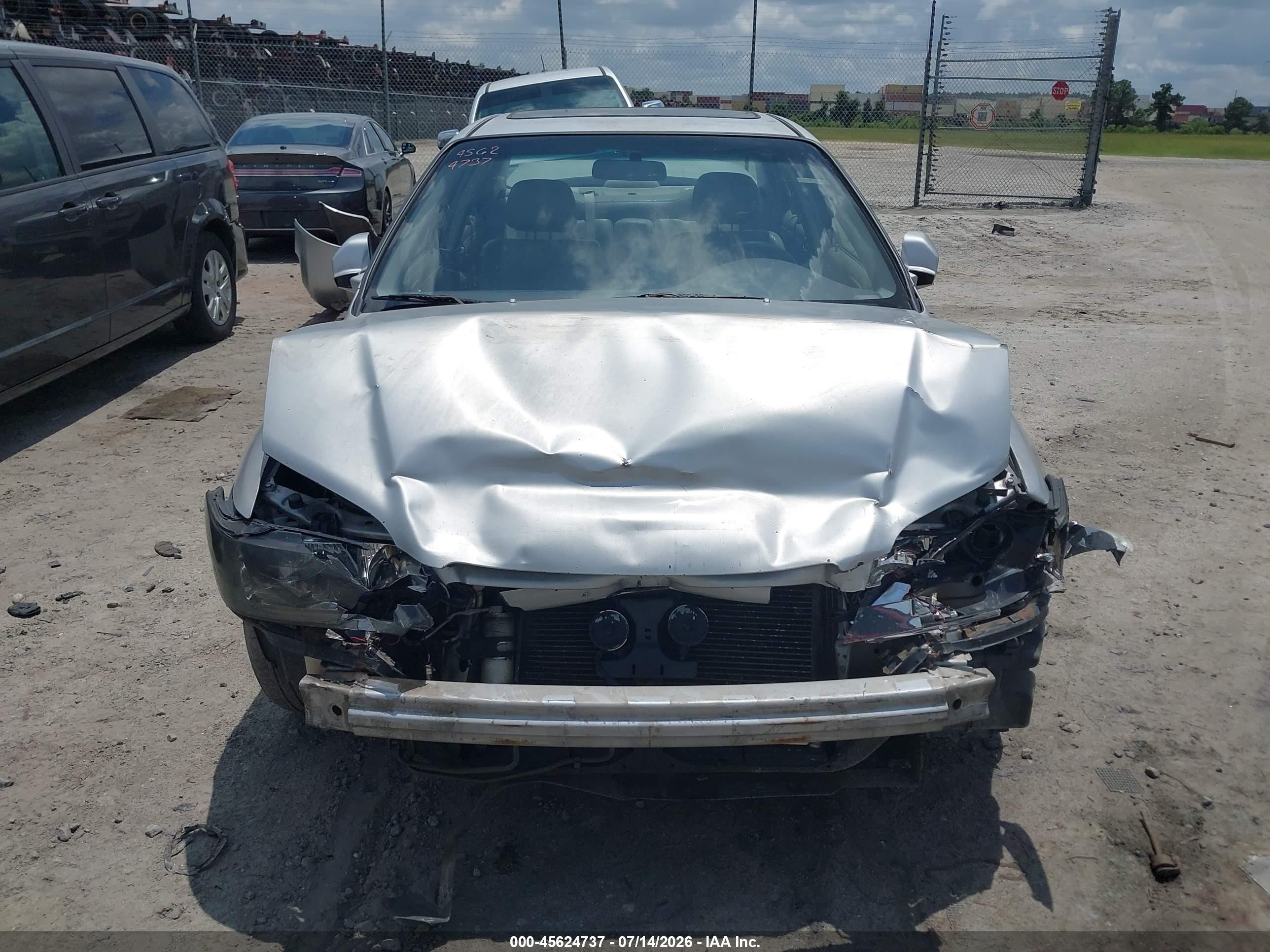 2002 Honda Accord 3.0 Ex Silver vin: 1HGCG16562A044424