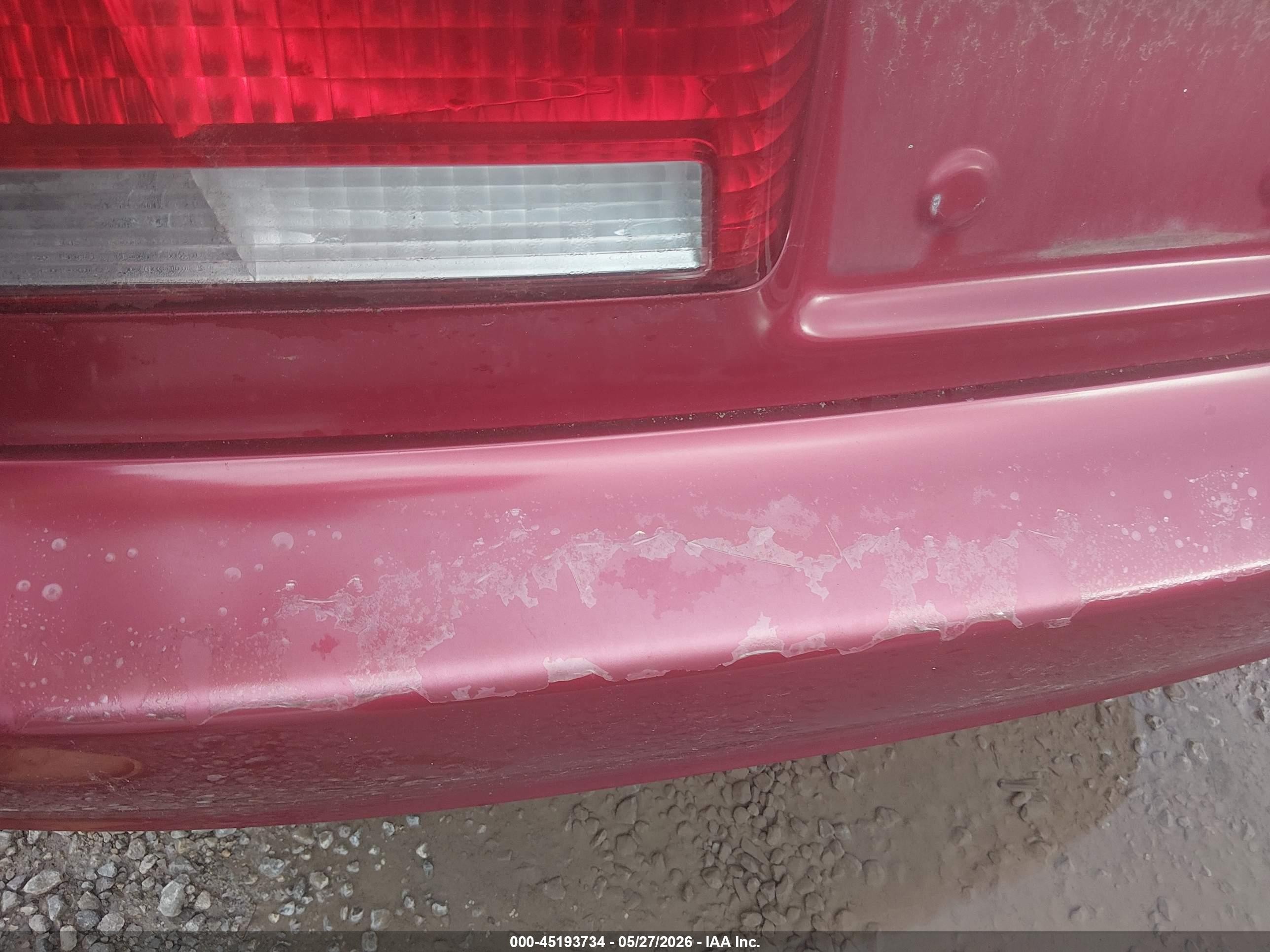 2002 Honda Accord 3.0 Ex Red vin: 1HGCG16562A049574