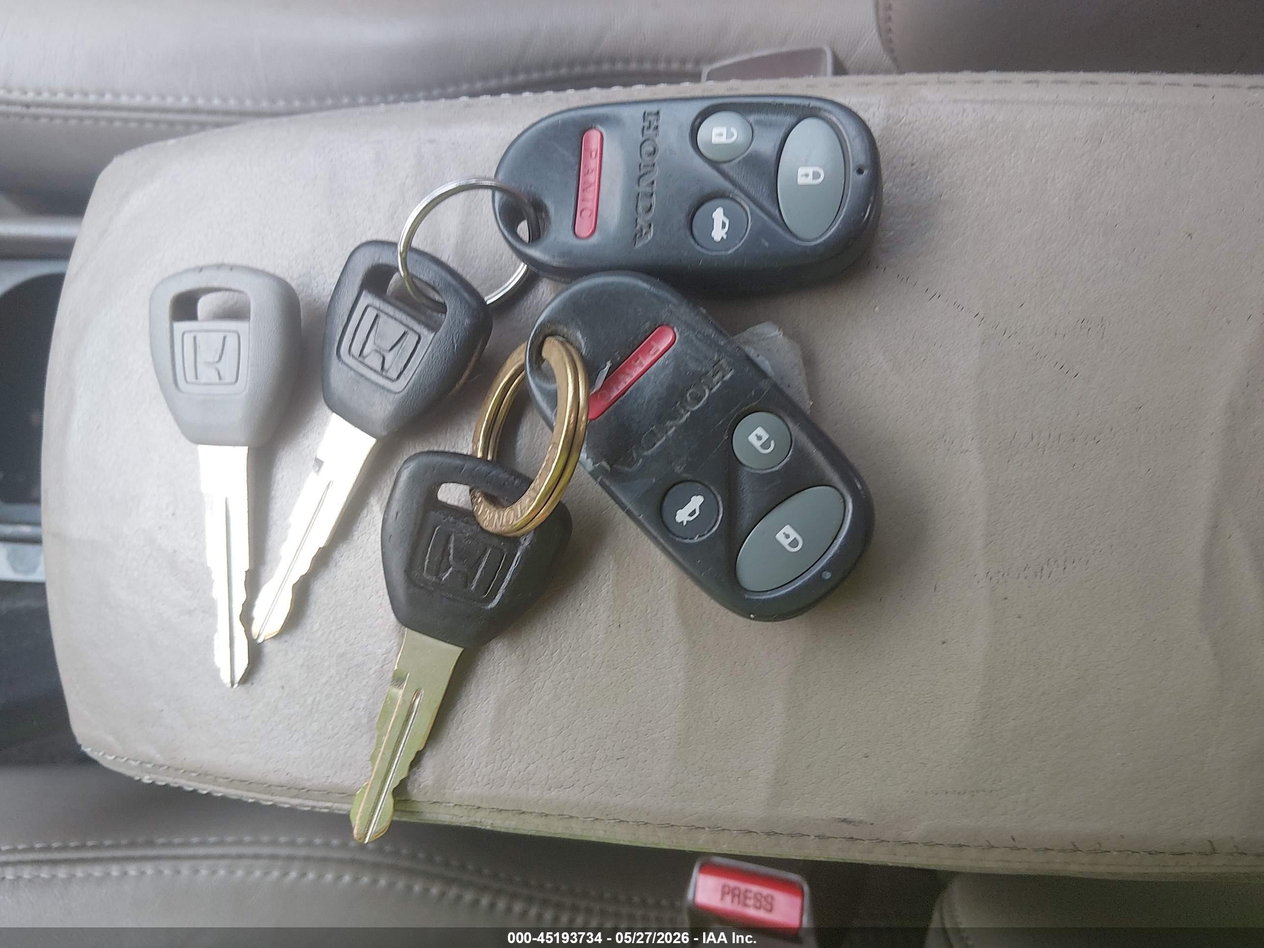 2002 Honda Accord 3.0 Ex Red vin: 1HGCG16562A049574