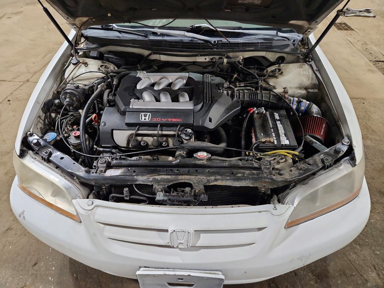 1998 Honda Accord Ex White vin: 1HGCG1656WA031274