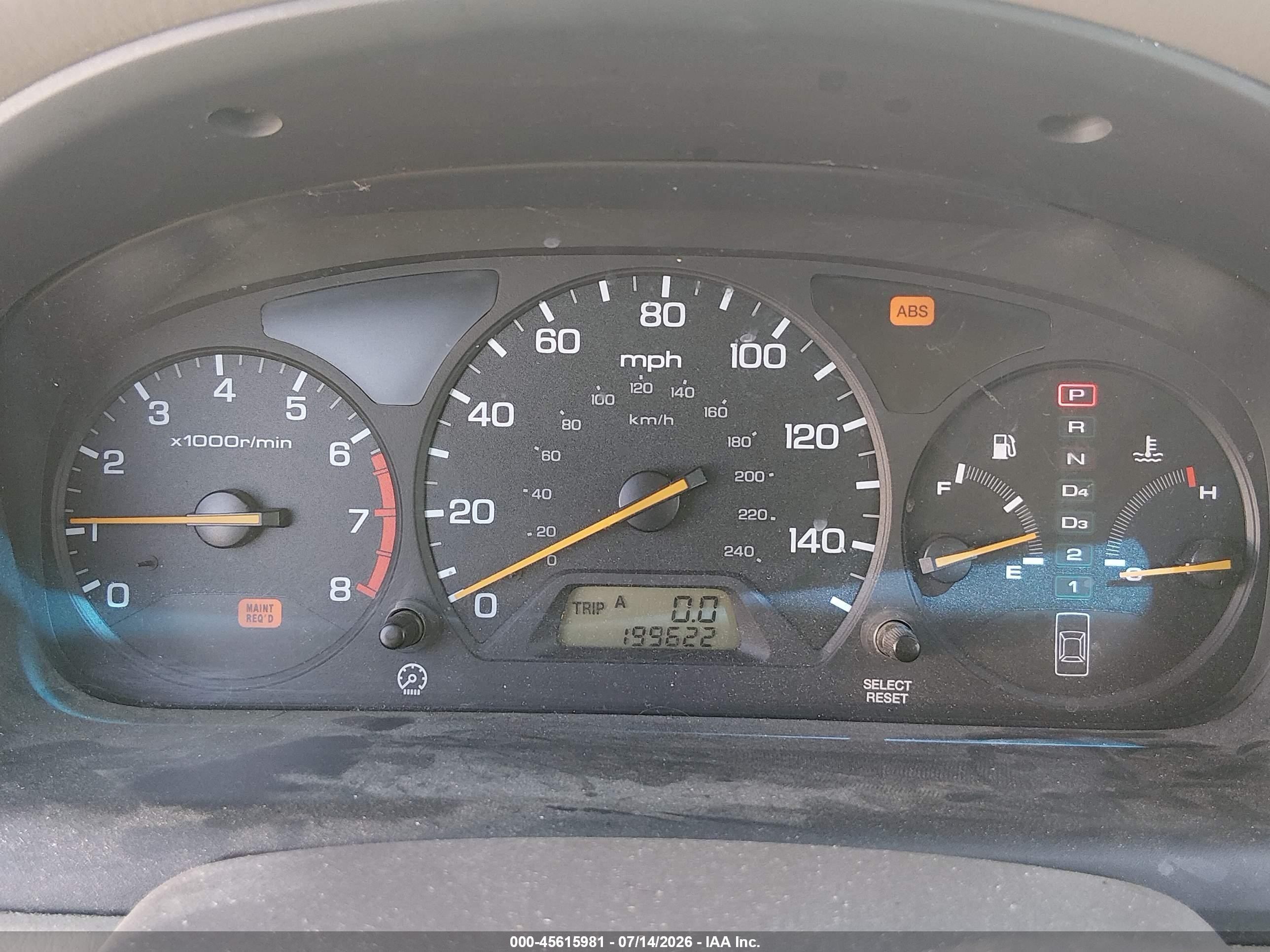 1998 Honda Accord Ex V6 Белый vin: 1HGCG1656WA046762