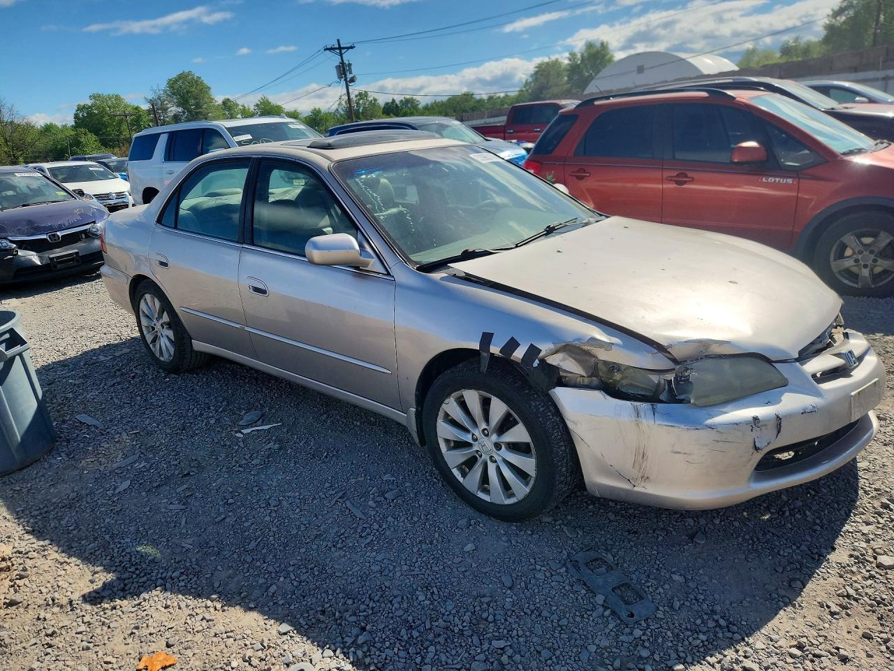 1998 Honda Accord Ex Бежевый vin: 1HGCG1656WA048091